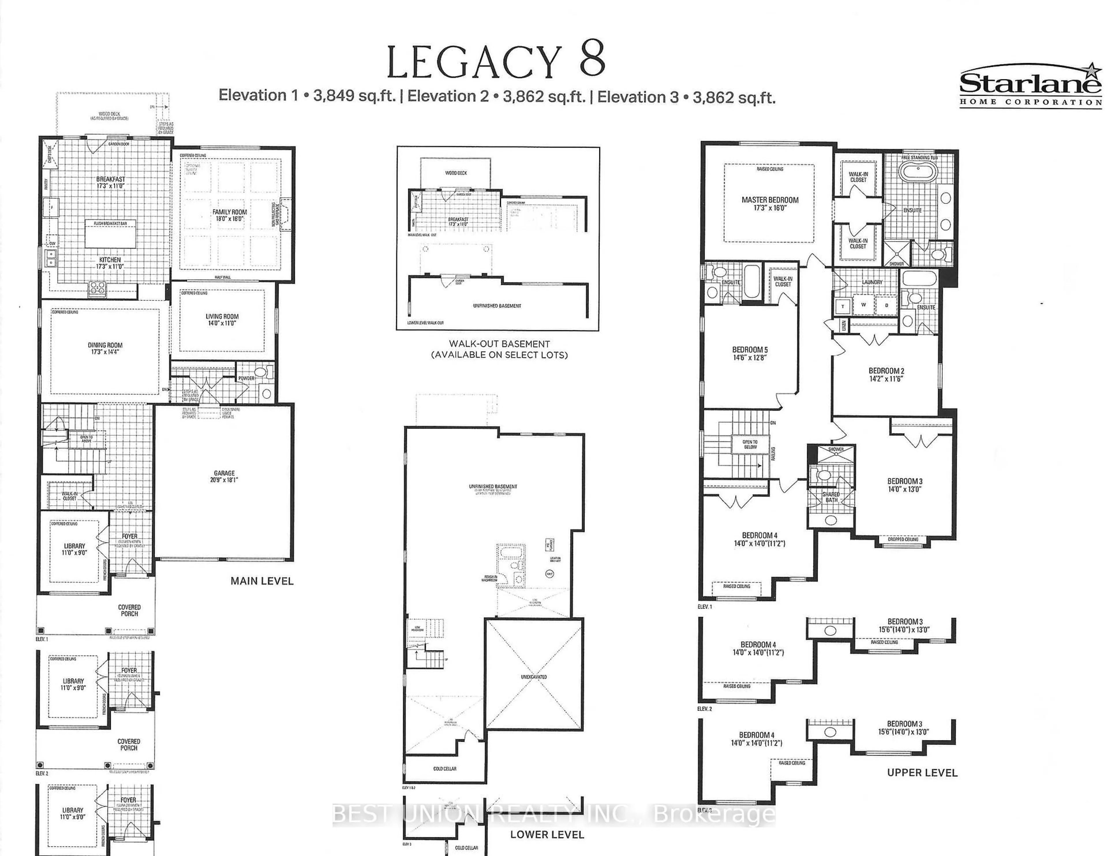 Floor plan for 15 Hamsun Rd, Richmond Hill Ontario L4E 3R9