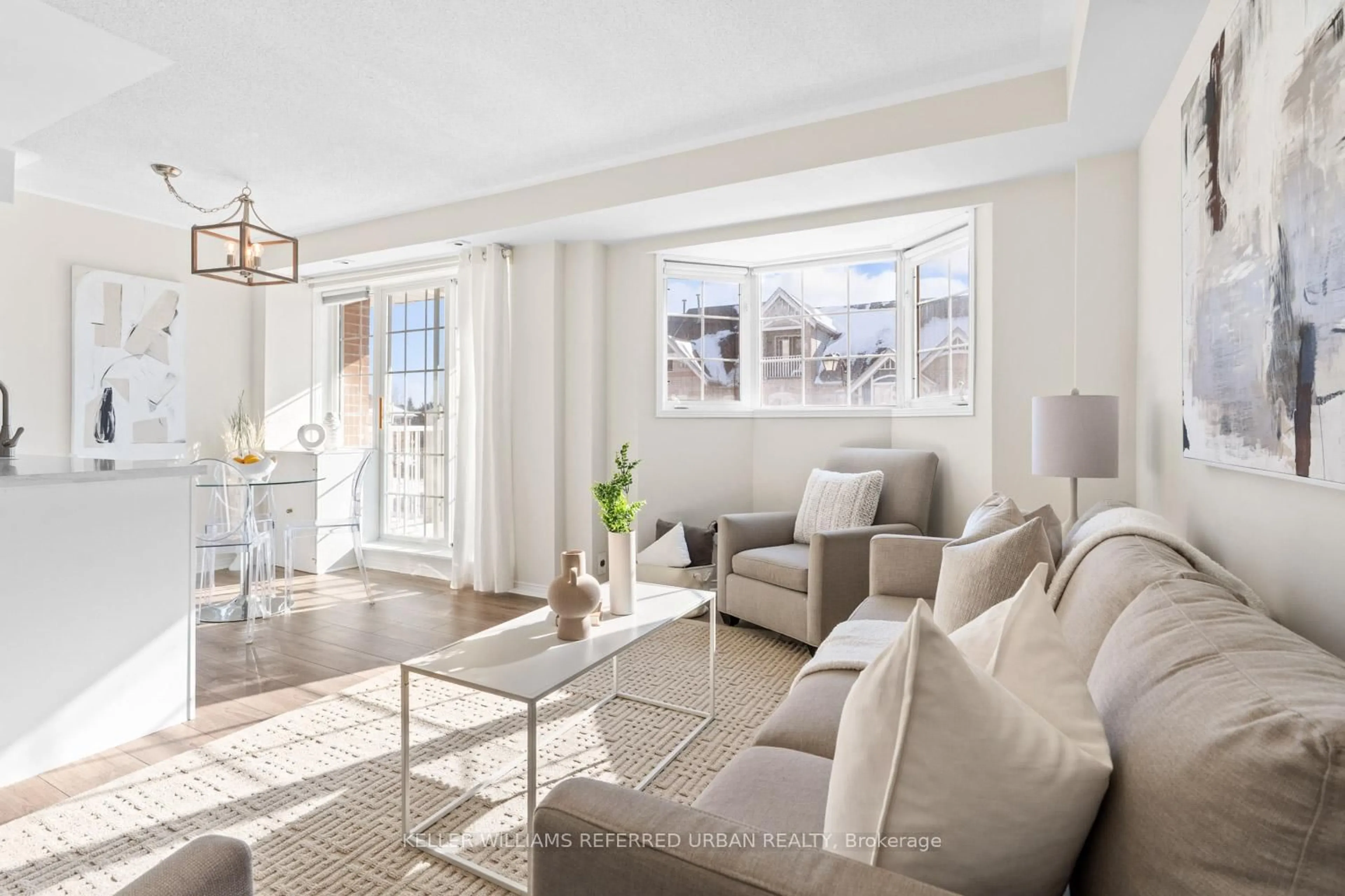 Living room with furniture, unknown for 116 Cornell Park Ave #D203, Markham Ontario L6B 1B6