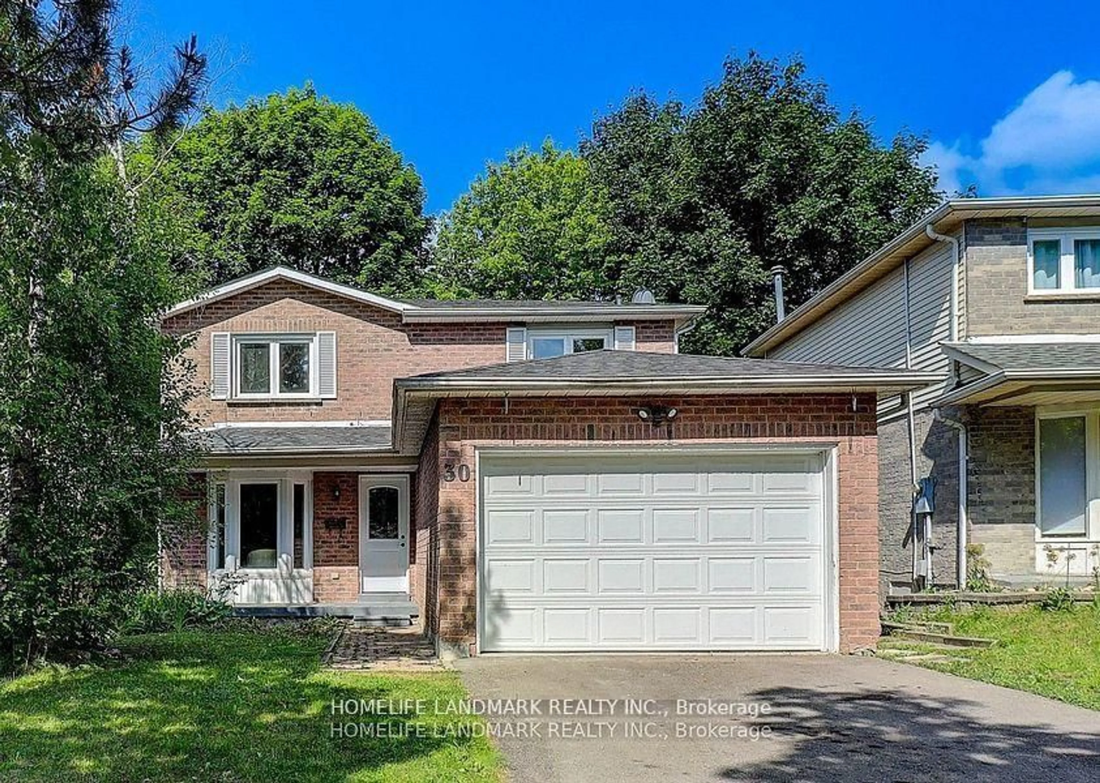 Home with brick exterior material, street for 30 Misty Moor Dr, Richmond Hill Ontario L4C 6R1