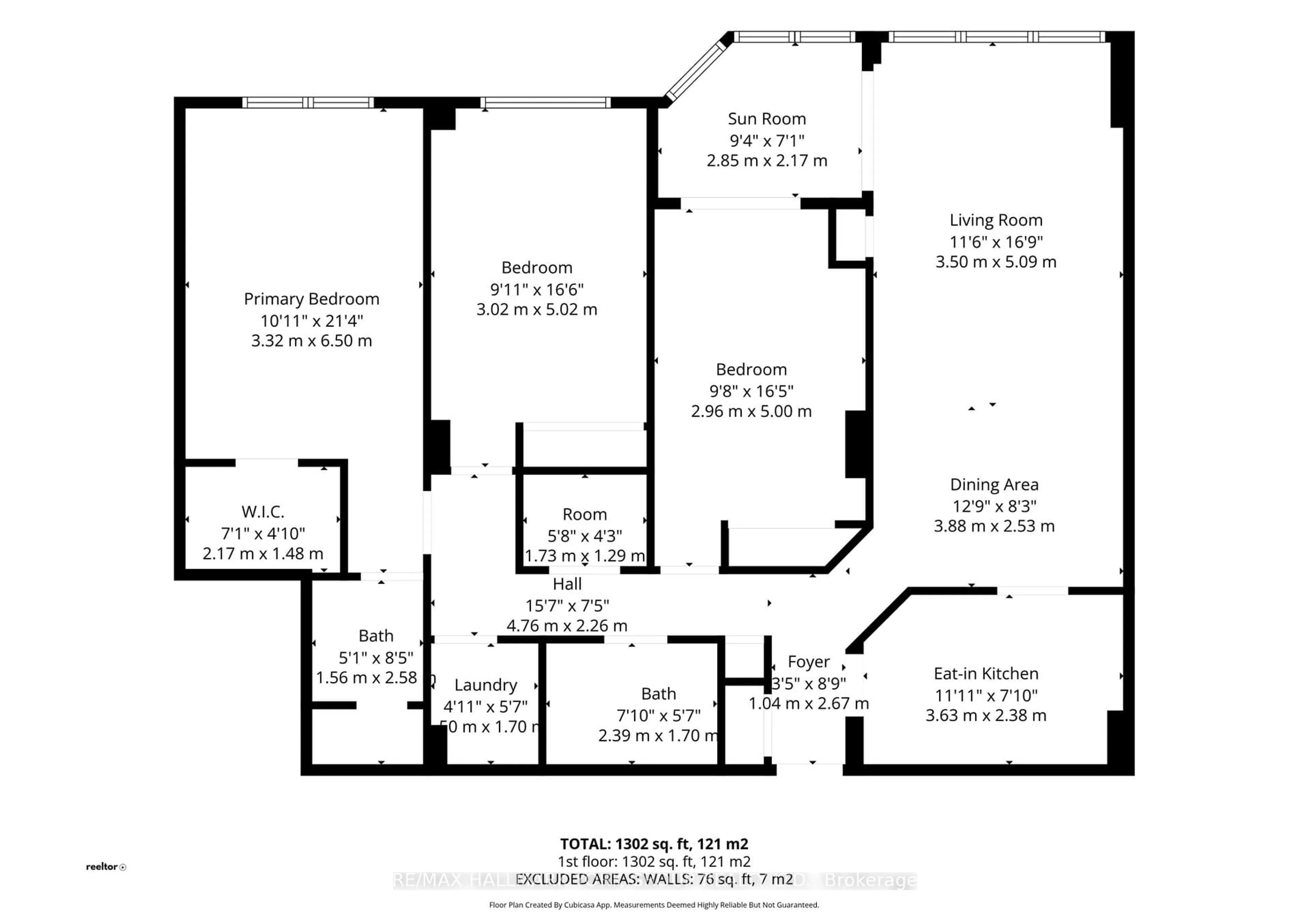 Floor plan for 250 Davis Dr #604, Newmarket Ontario L3Y 7T7