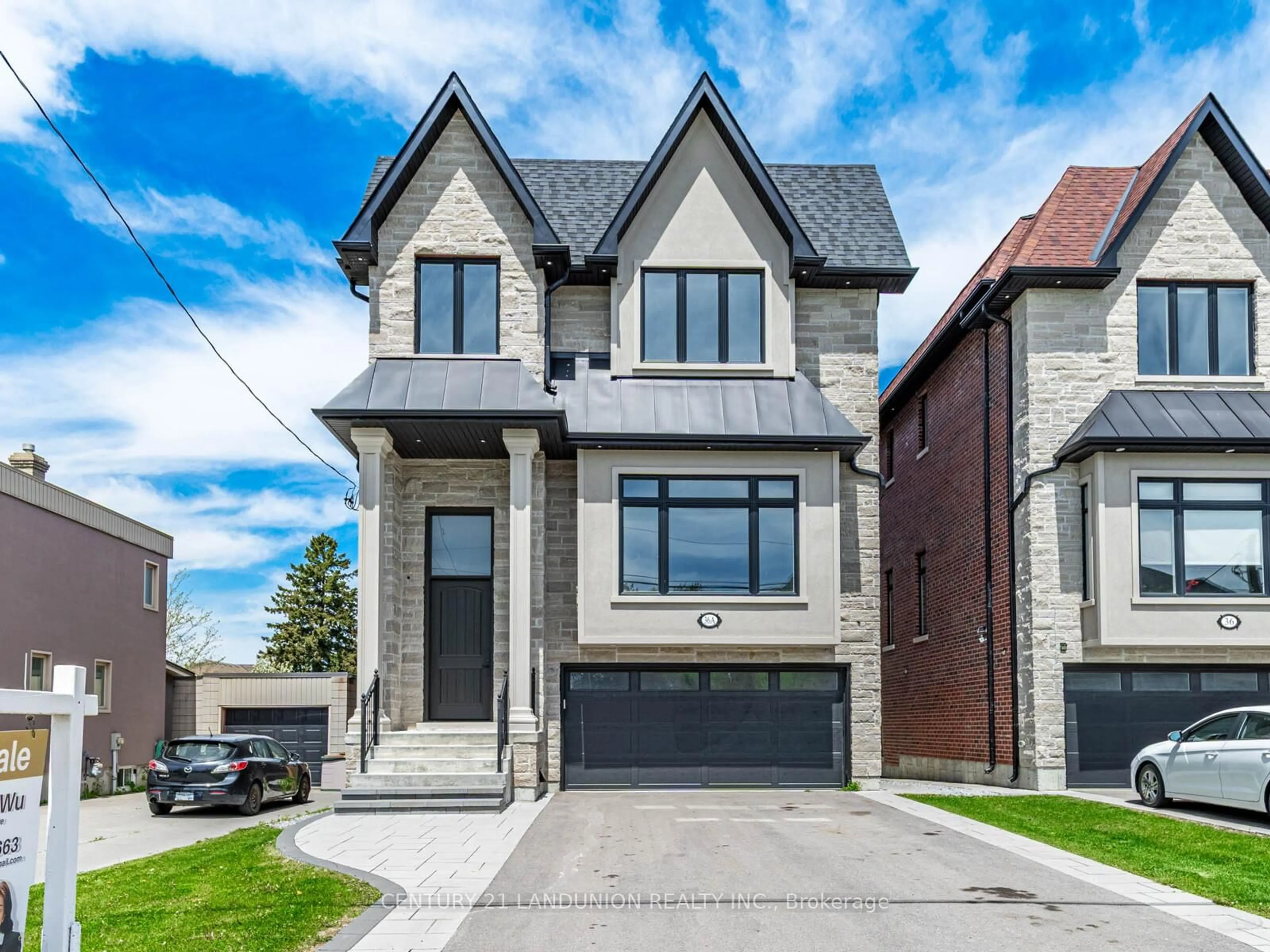Home with brick exterior material, street for 36A Elm Grove Ave, Richmond Hill Ontario L4E 2W8