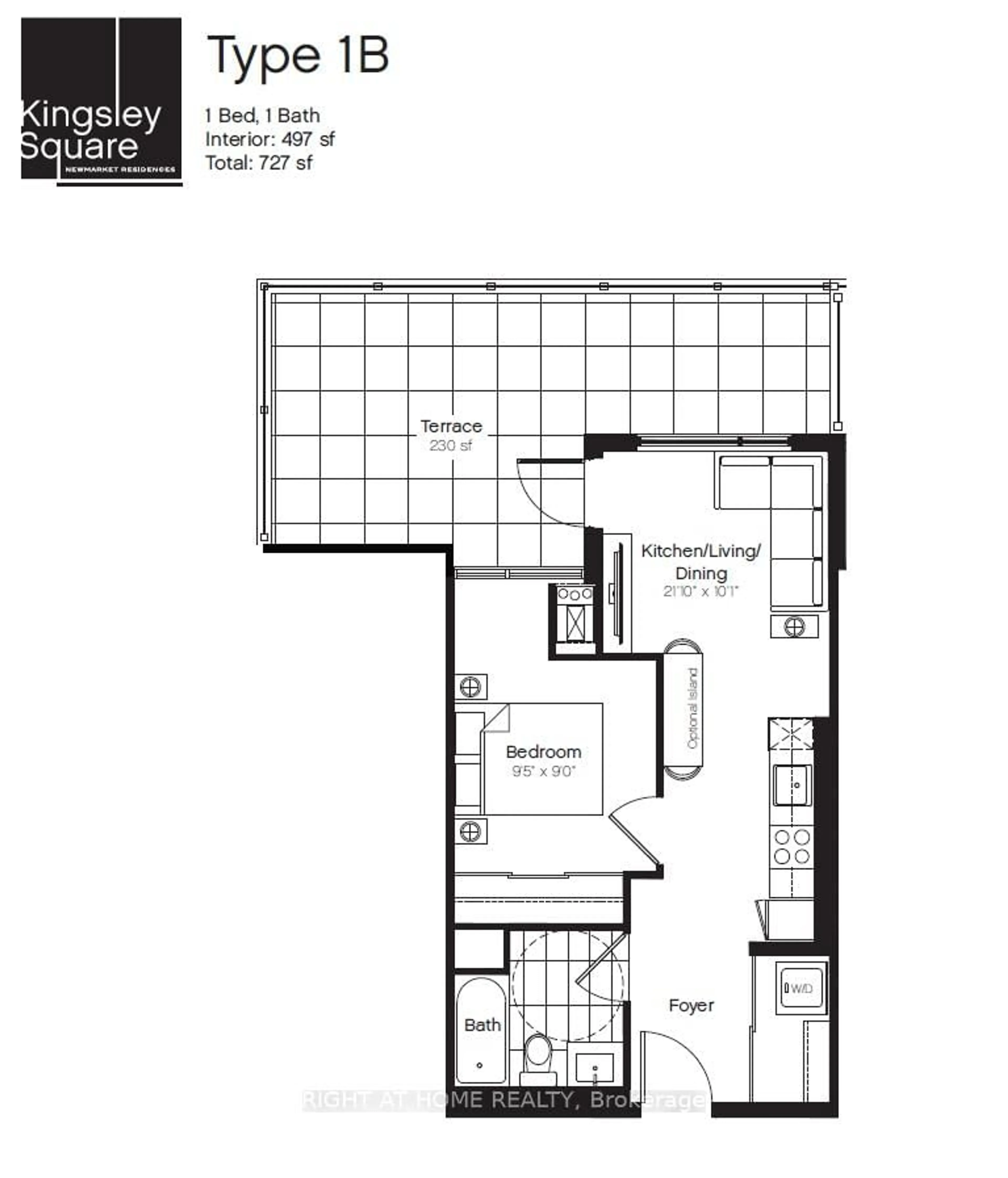 Floor plan for 693 Davis Dr #101, Newmarket Ontario L3Y 2R2
