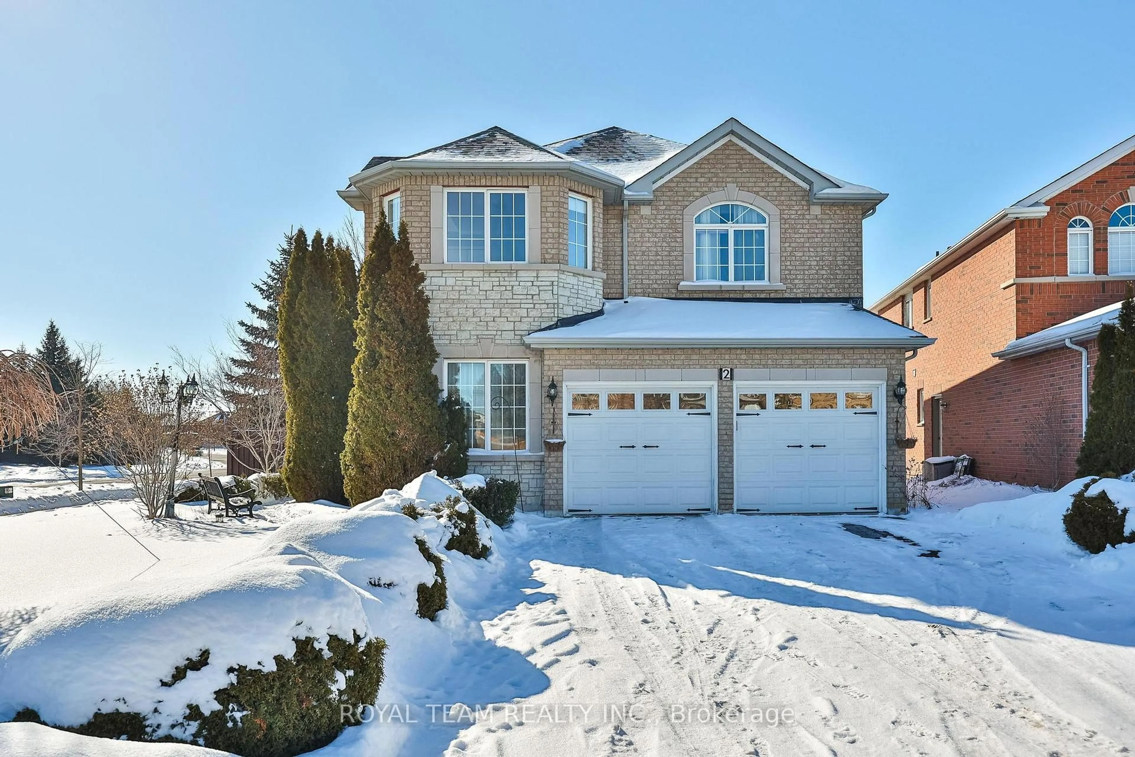 Home with brick exterior material, street for 2 Sandway Cres, Vaughan Ontario L6A 2M1