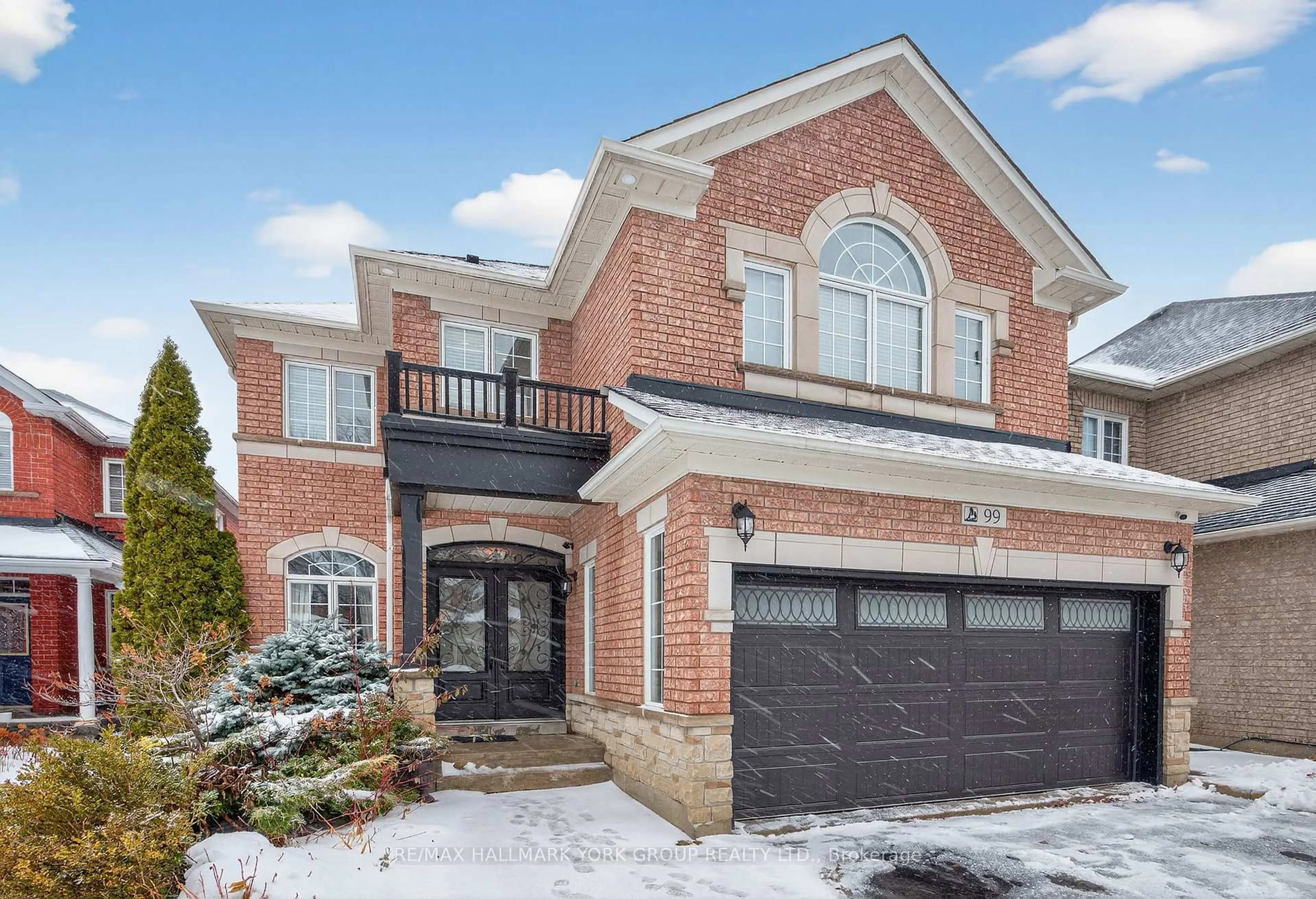Home with brick exterior material, street for 99 Barberry Cres, Richmond Hill Ontario L4E 4S5