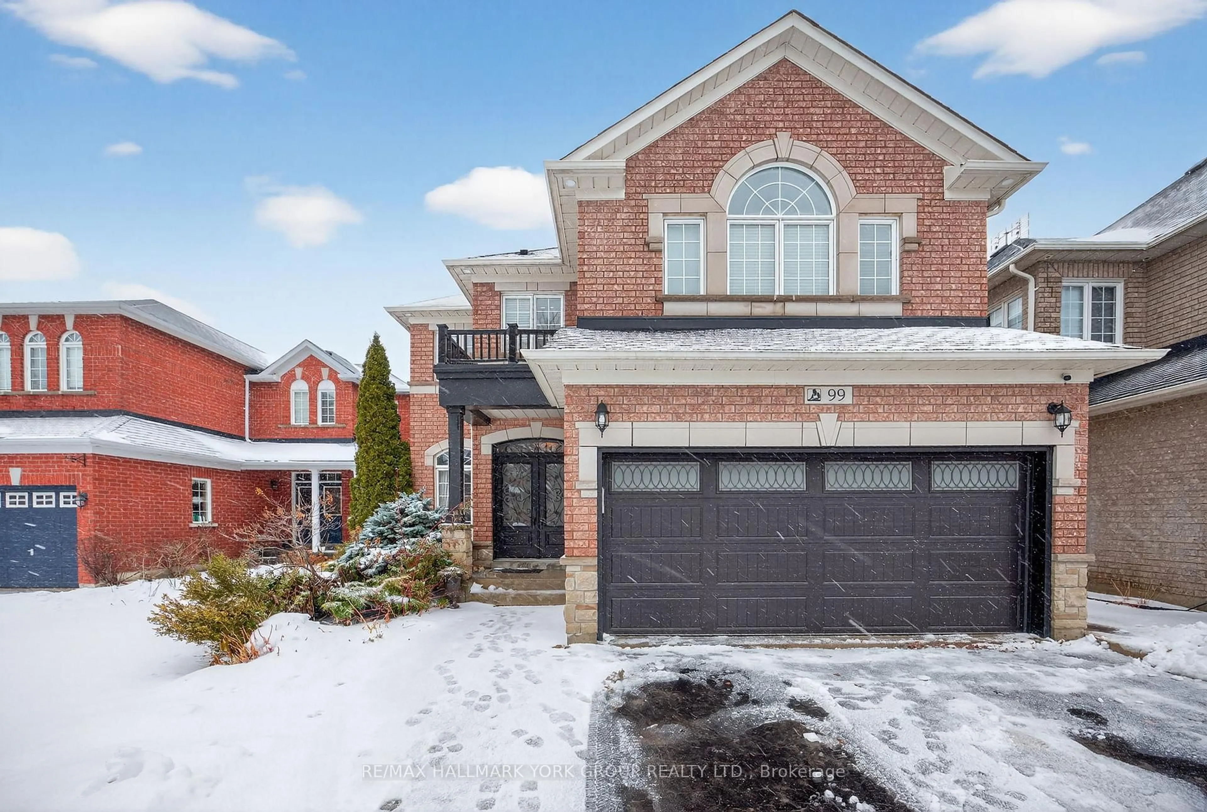 Home with brick exterior material, street for 99 Barberry Cres, Richmond Hill Ontario L4E 4S5