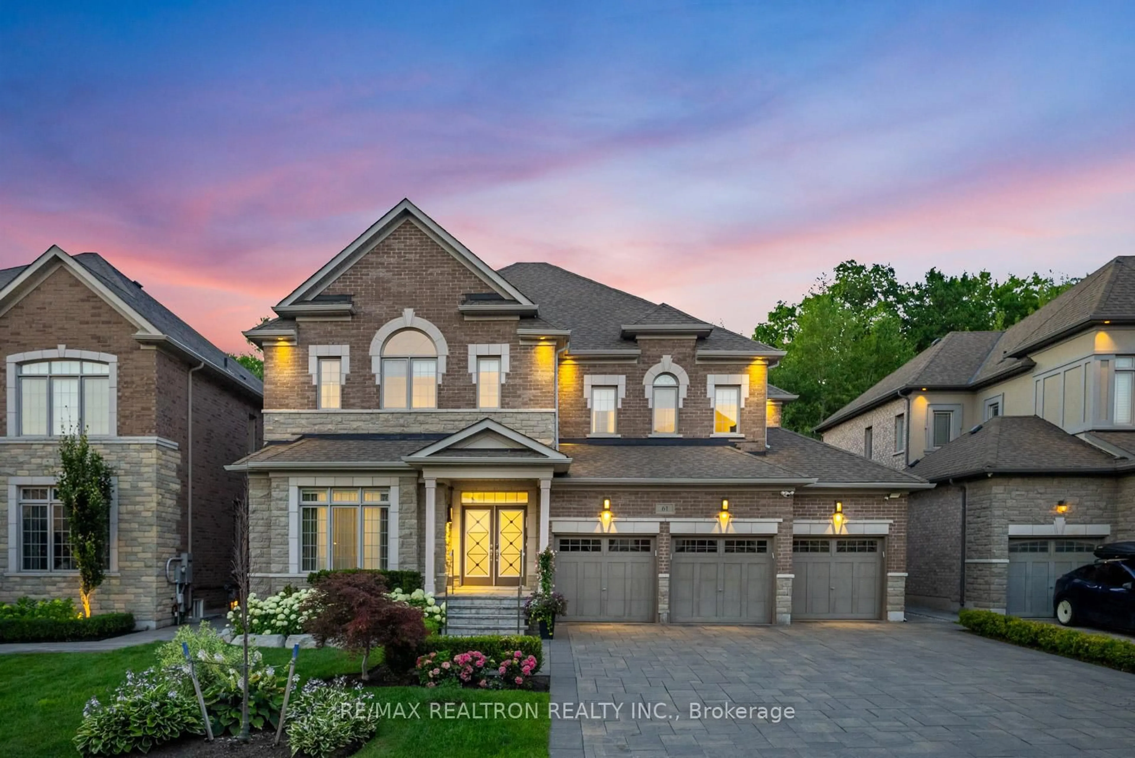 Home with brick exterior material, street for 61 Cedarpoint Crt, Vaughan Ontario L6A 4P7