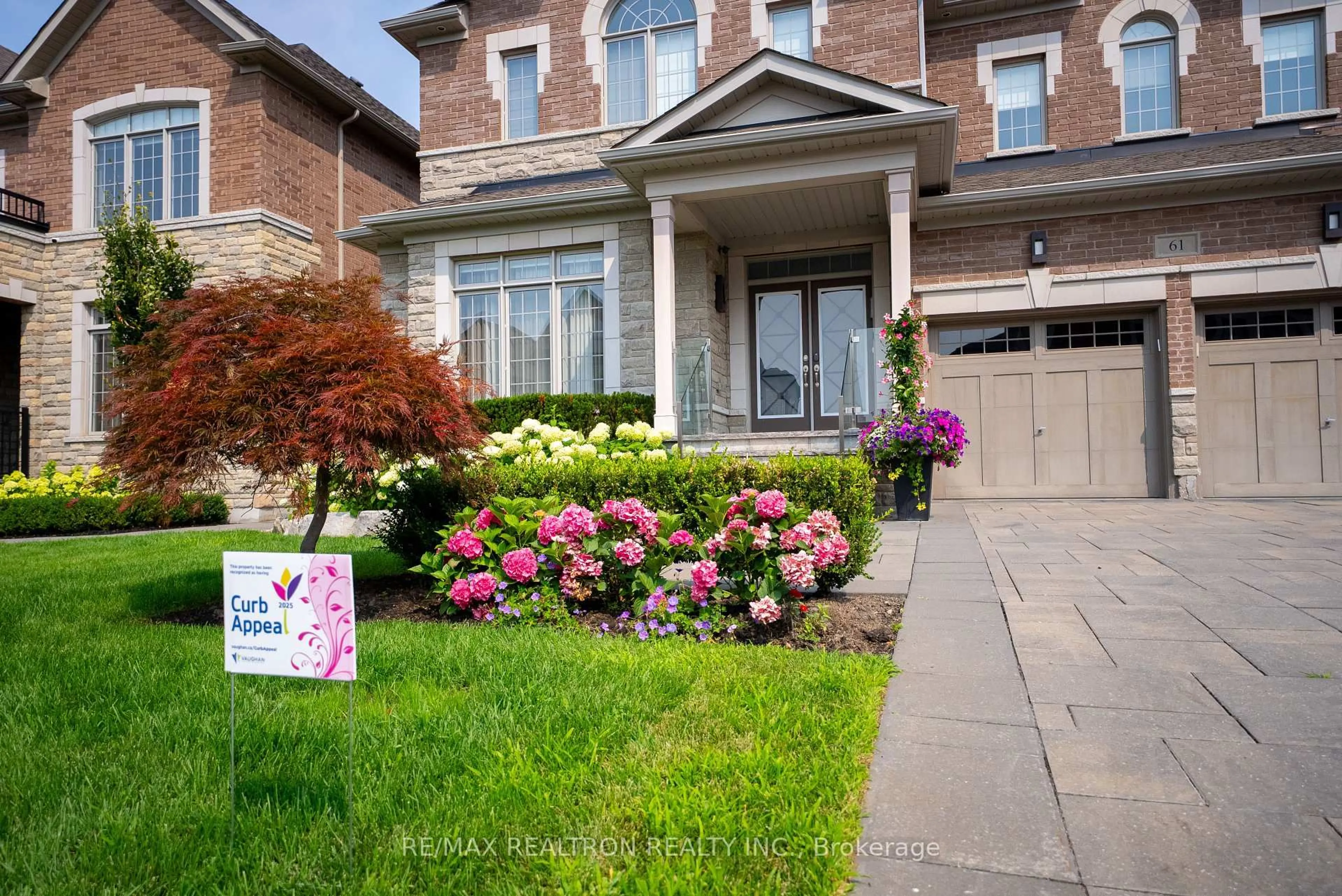 Home with brick exterior material, street for 61 Cedarpoint Crt, Vaughan Ontario L6A 4P7