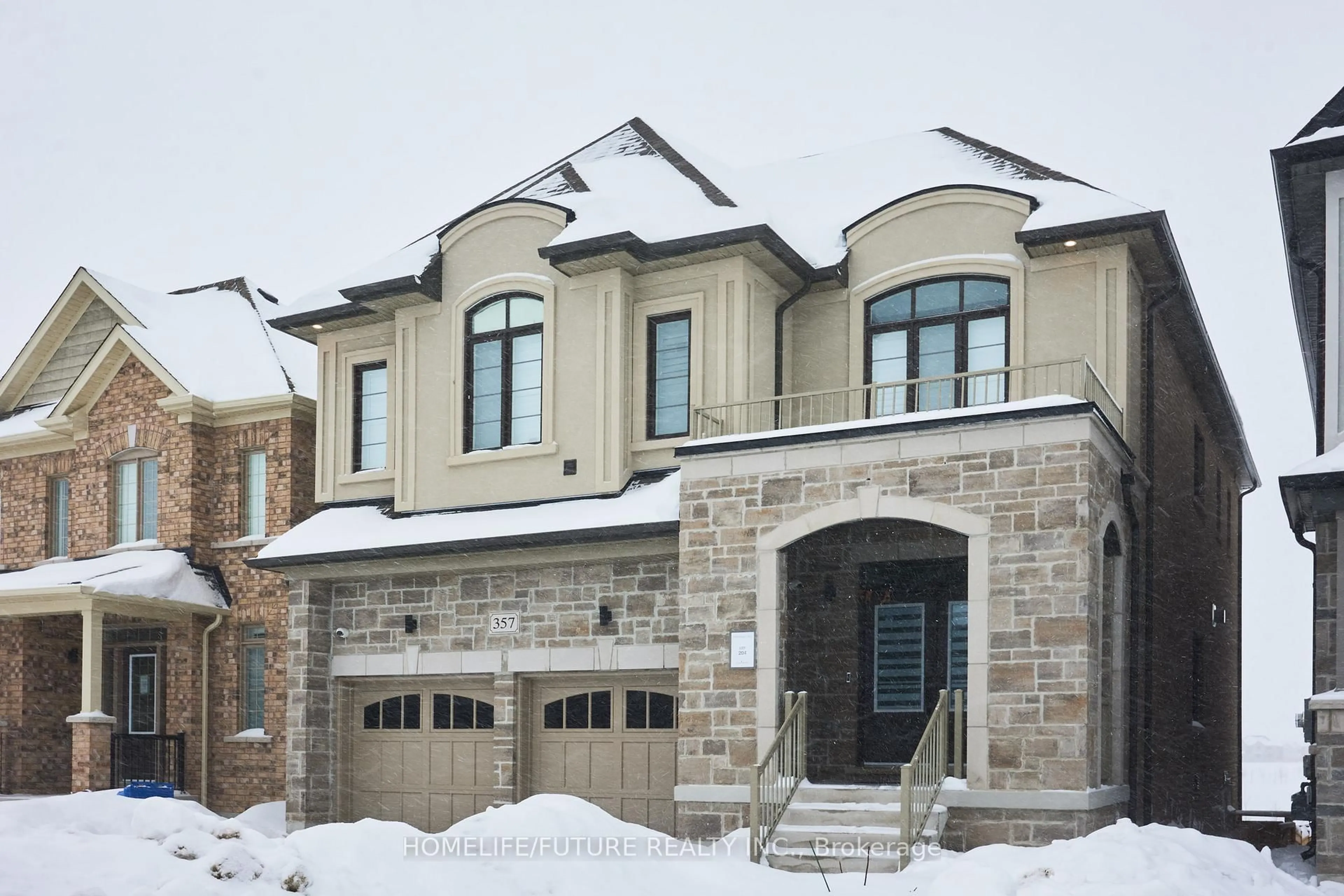 Home with brick exterior material, street for 357 Danny Wheeler Blvd, Georgina Ontario L4P 0K2