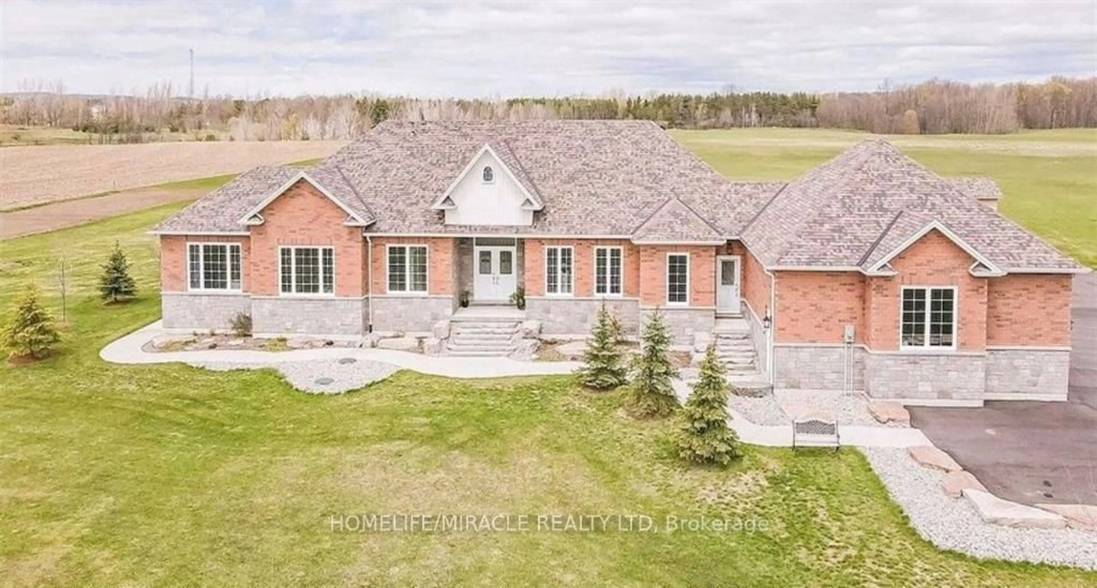 A pic from outside/outdoor area/front of a property/back of a property/a pic from drone, building for 8480 Simcoe County Rd #1, Adjala-Tosorontio Ontario L0G 1L0