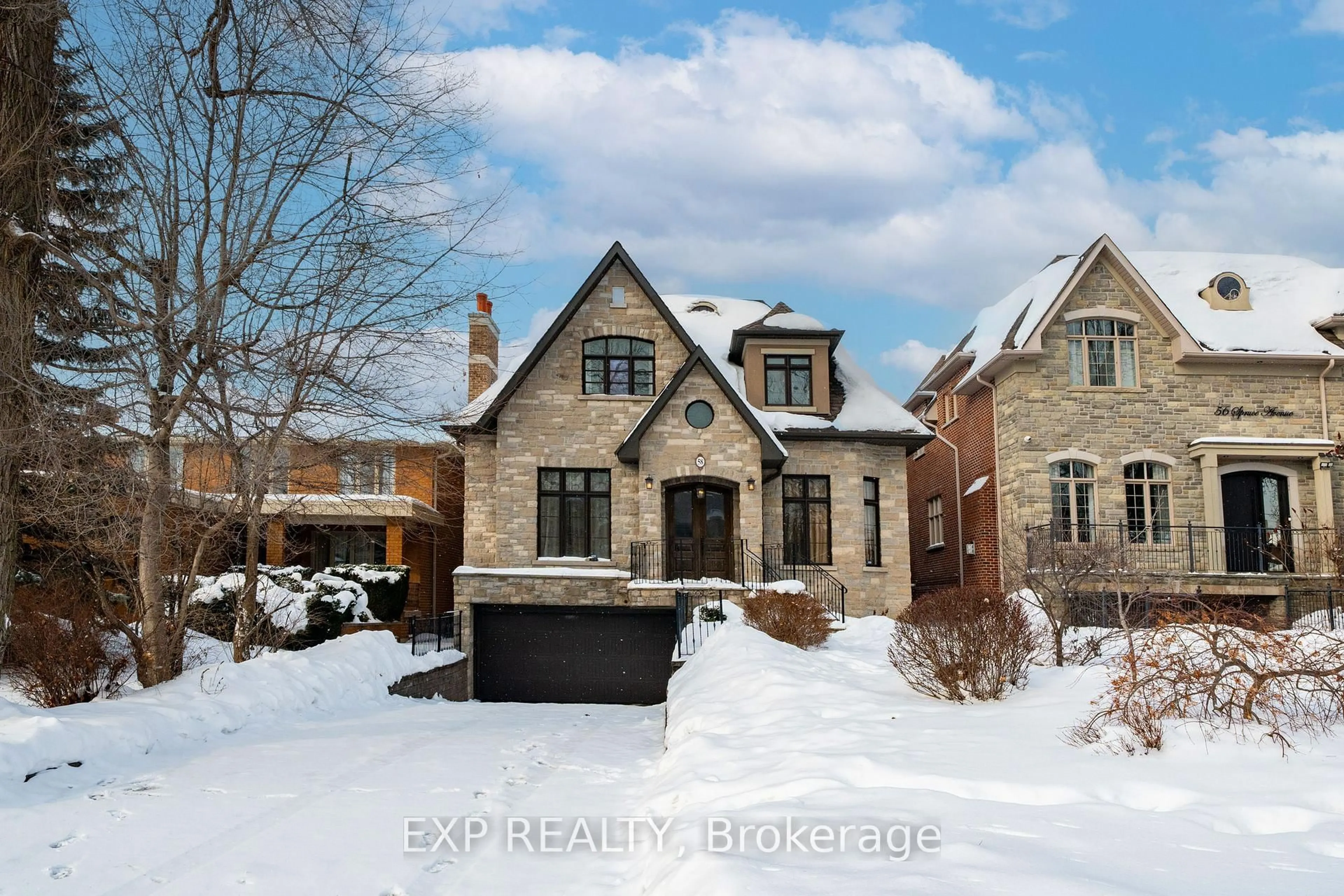Home with brick exterior material, street for 58 Spruce Ave, Richmond Hill Ontario L4C 6W1