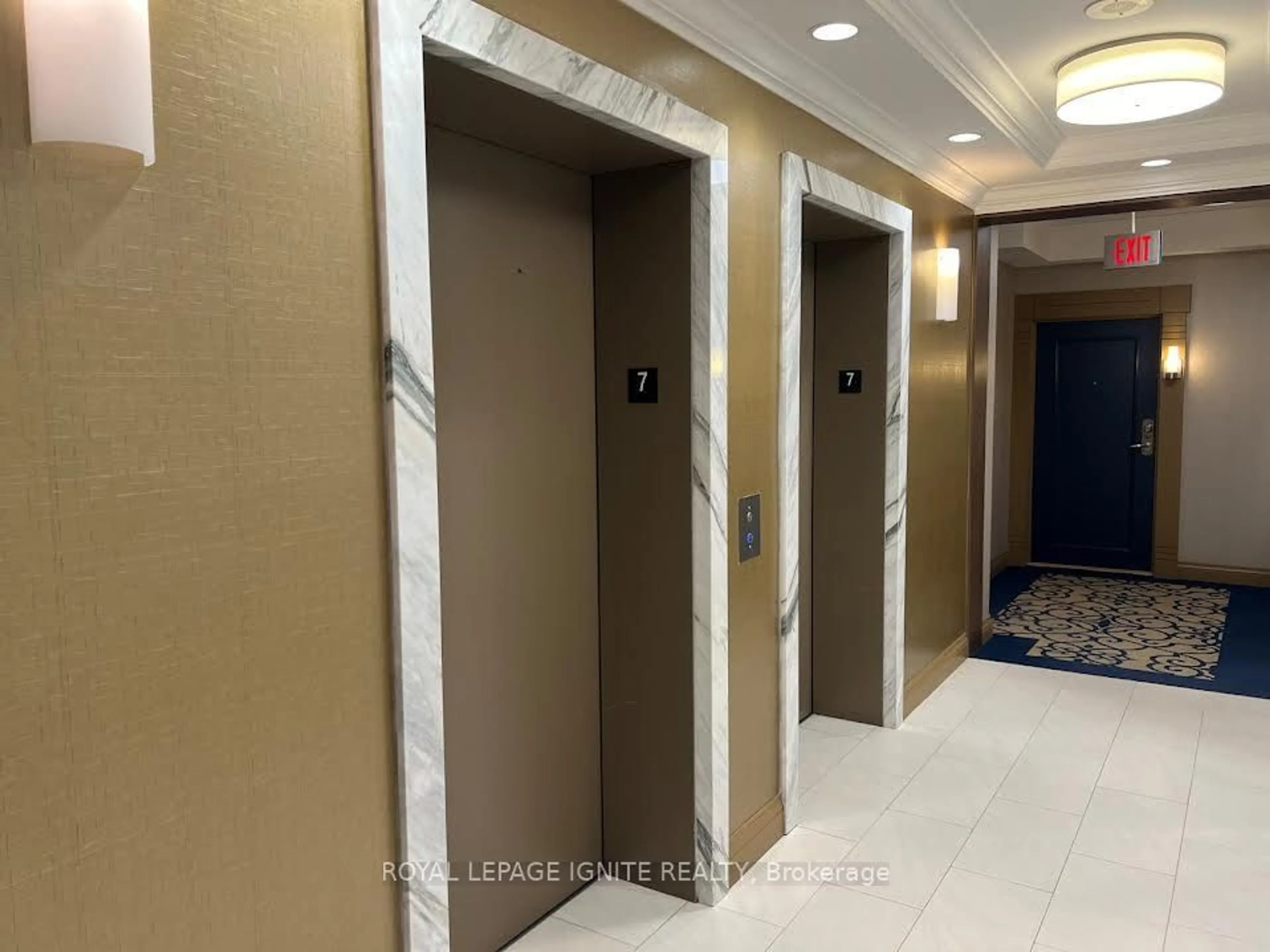 Indoor foyer for 99 South Town Centre Blvd #B701, Markham Ontario L6G 0E9