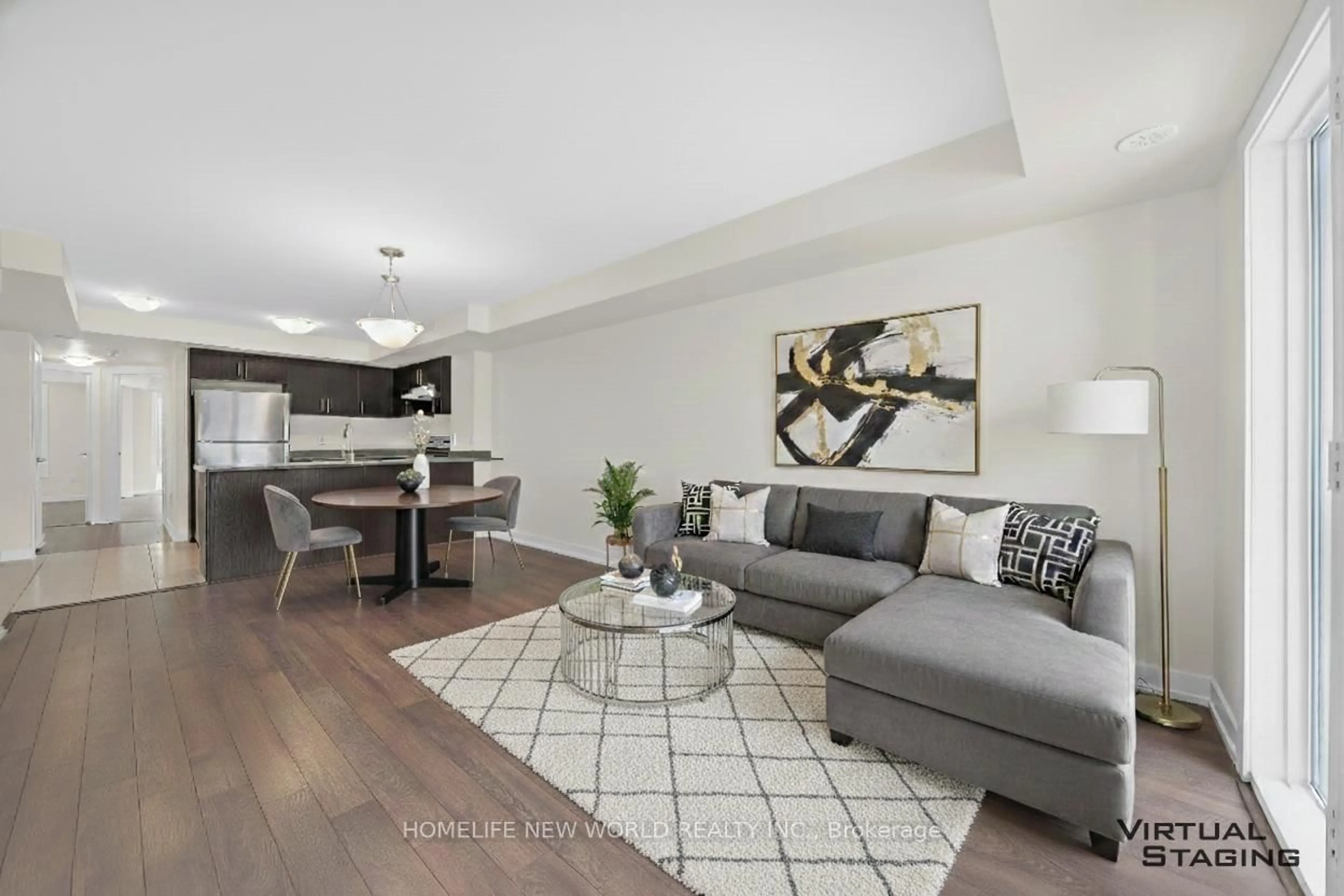 Living room with furniture, unknown for 2 Westmeath Lane #2111, Markham Ontario L6B 0A8