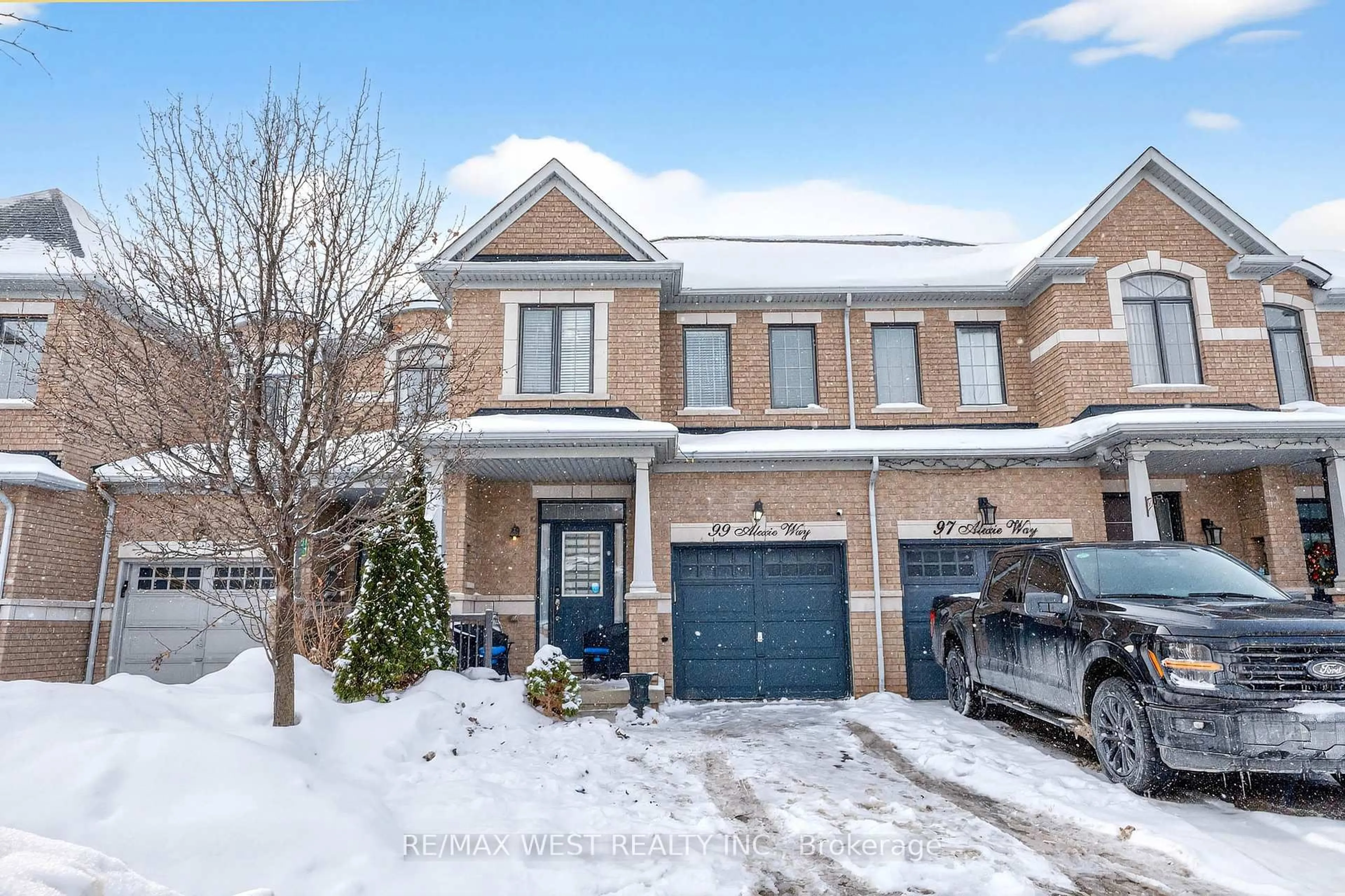Home with brick exterior material, street for 99 Alexie Way, Vaughan Ontario L4H 3V4