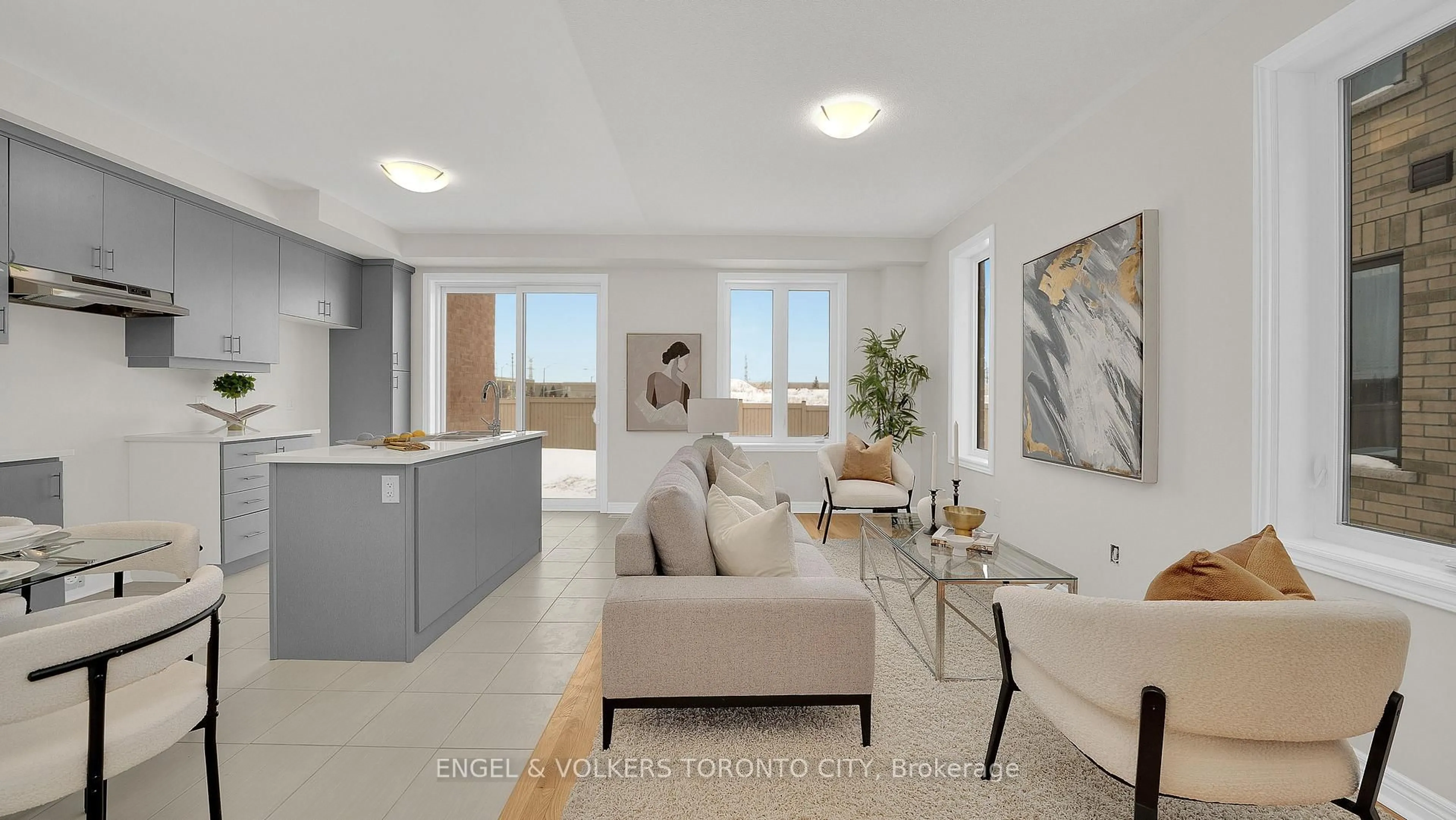 Living room with furniture, unknown for 132 Mumbai Dr, Markham Ontario L3S 3K5