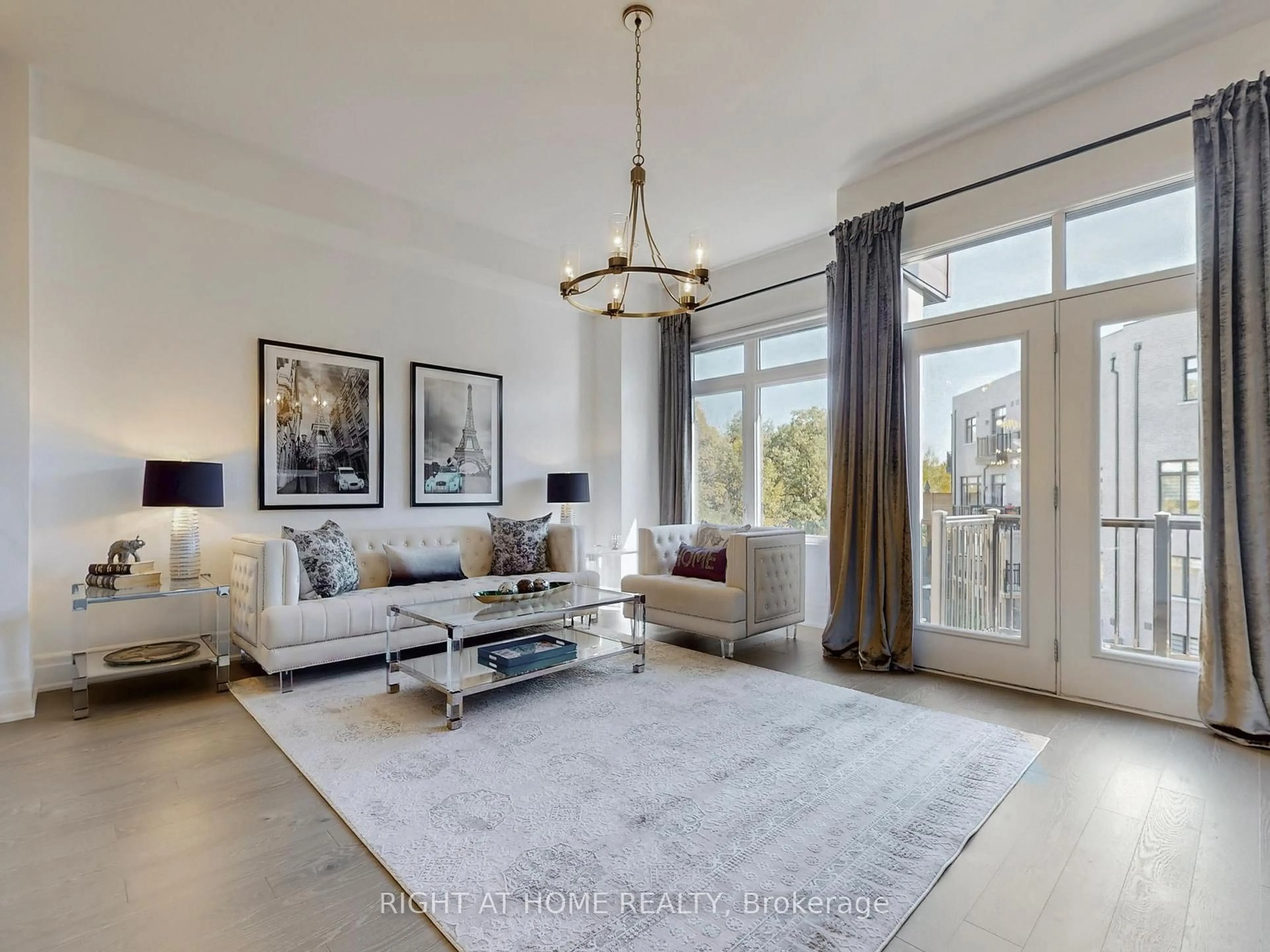 Living room with furniture, unknown for 163 Lebovic Campus Dr, Vaughan Ontario L6A 5A1