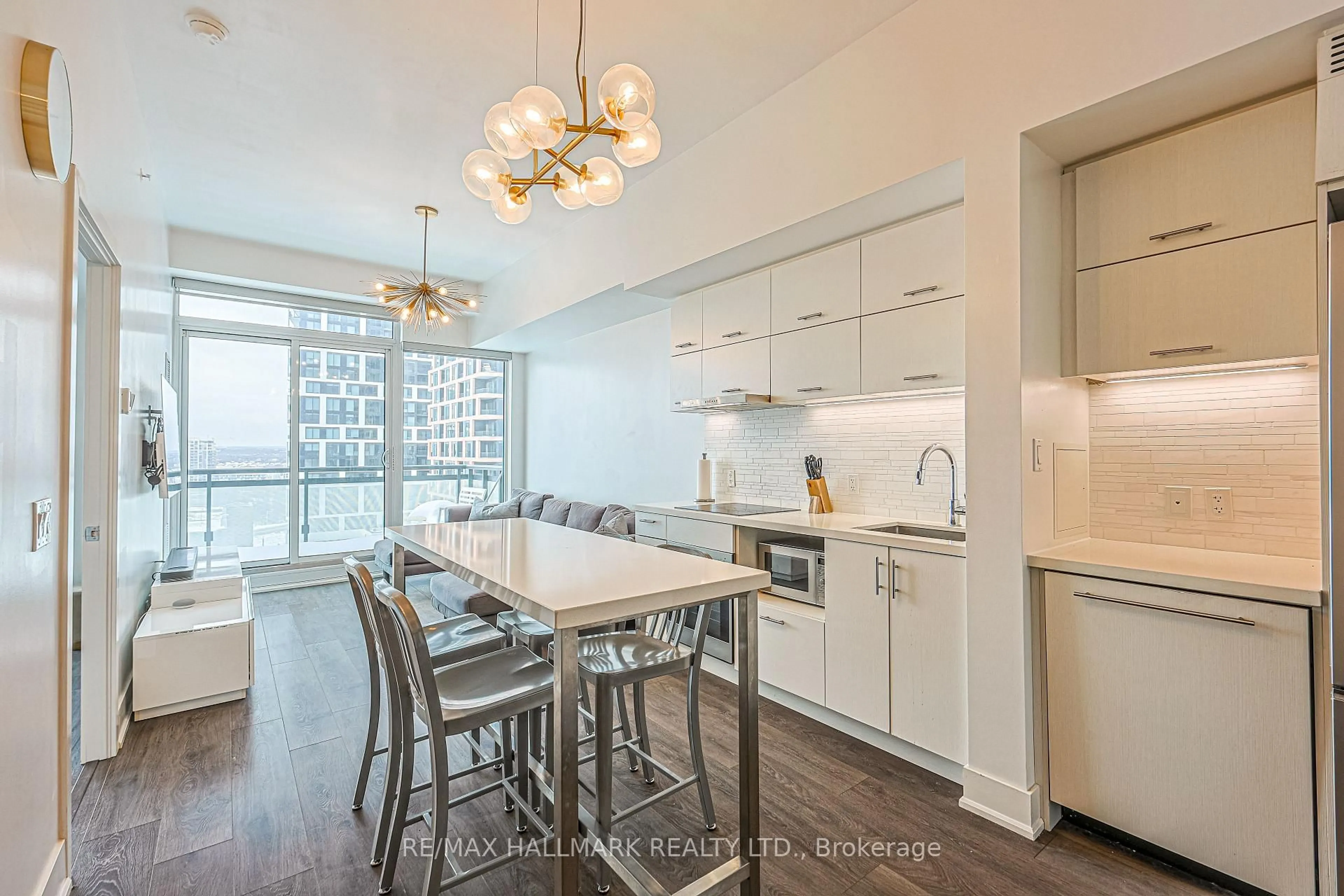 Open concept kitchen, unknown for 180 Enterprise Blvd #1204, Markham Ontario L6G 1B3