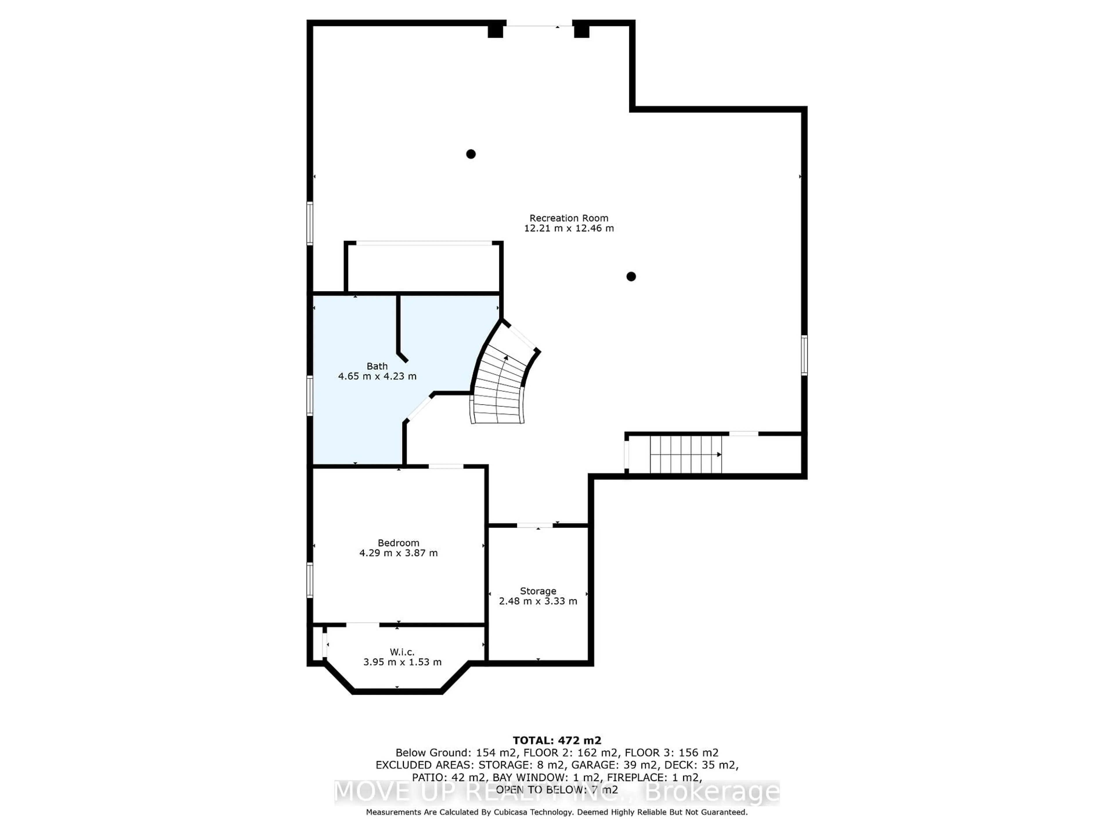 Floor plan for 297 Burford St, Newmarket Ontario L3Y 6E7