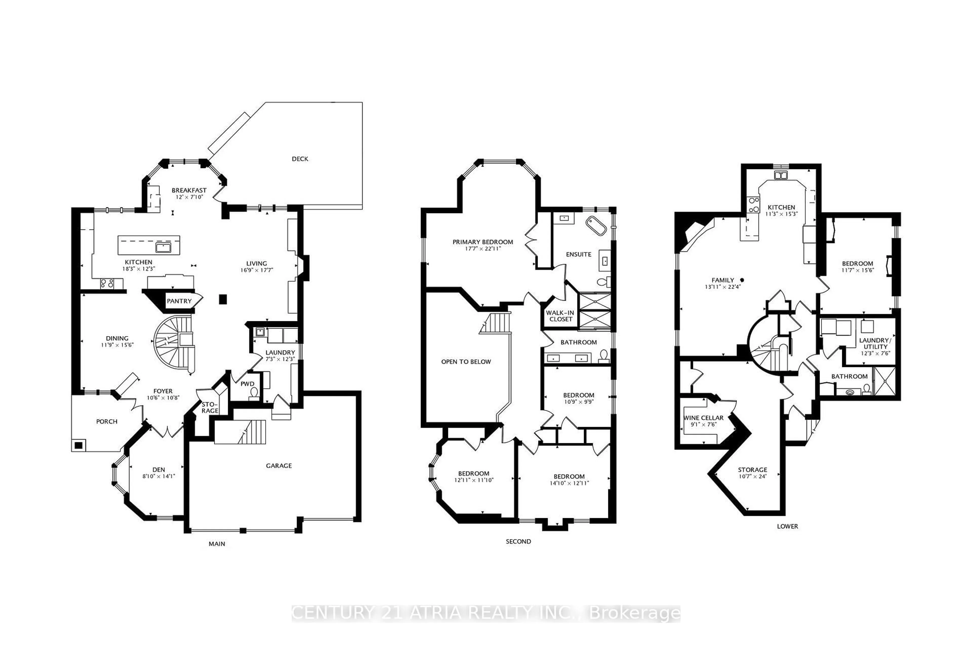Floor plan for 2 Whalen Crt, Richmond Hill Ontario L4C 9T5