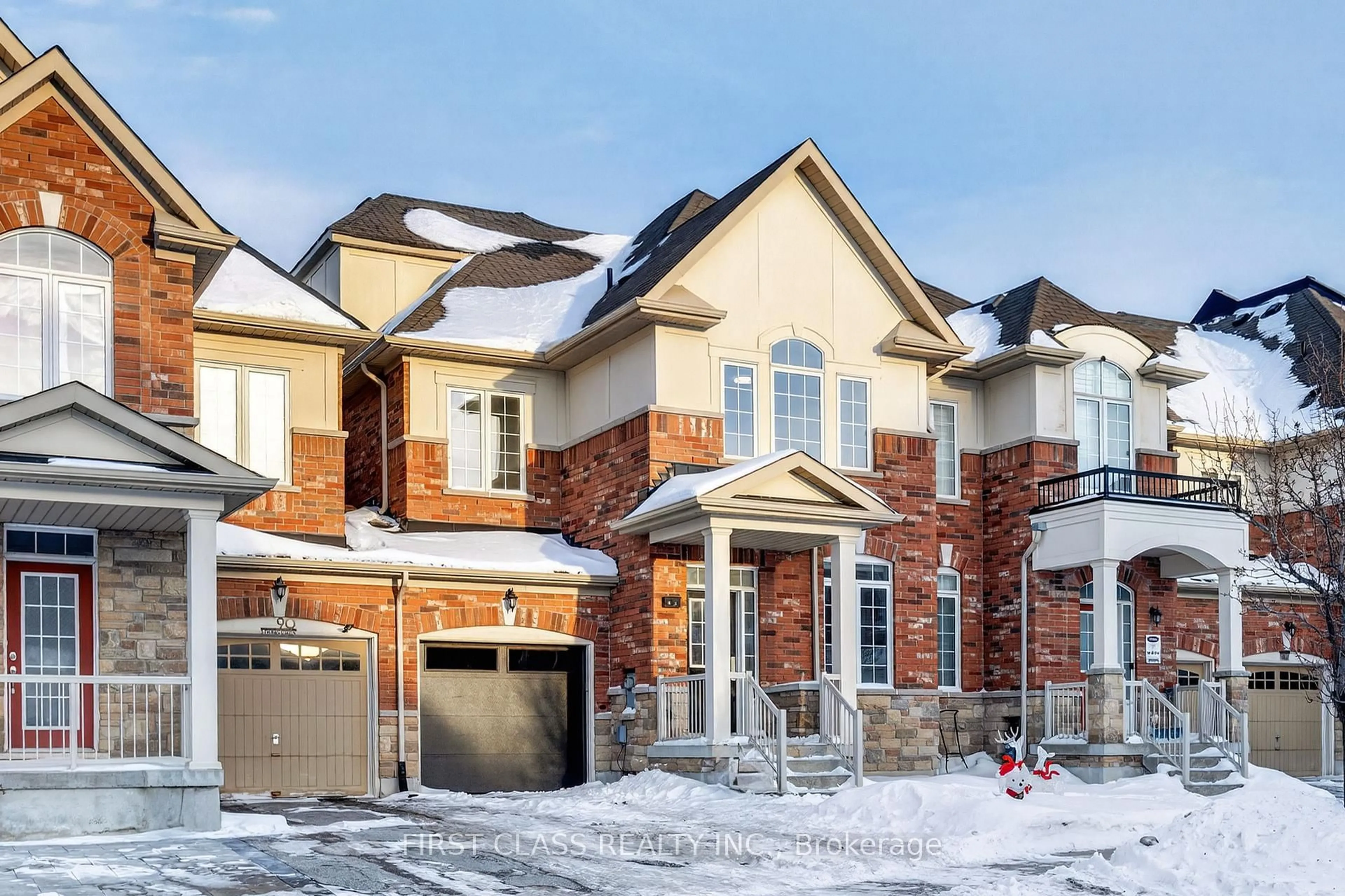 Home with brick exterior material, street for 92 Living Cres, Markham Ontario L6C 0T4