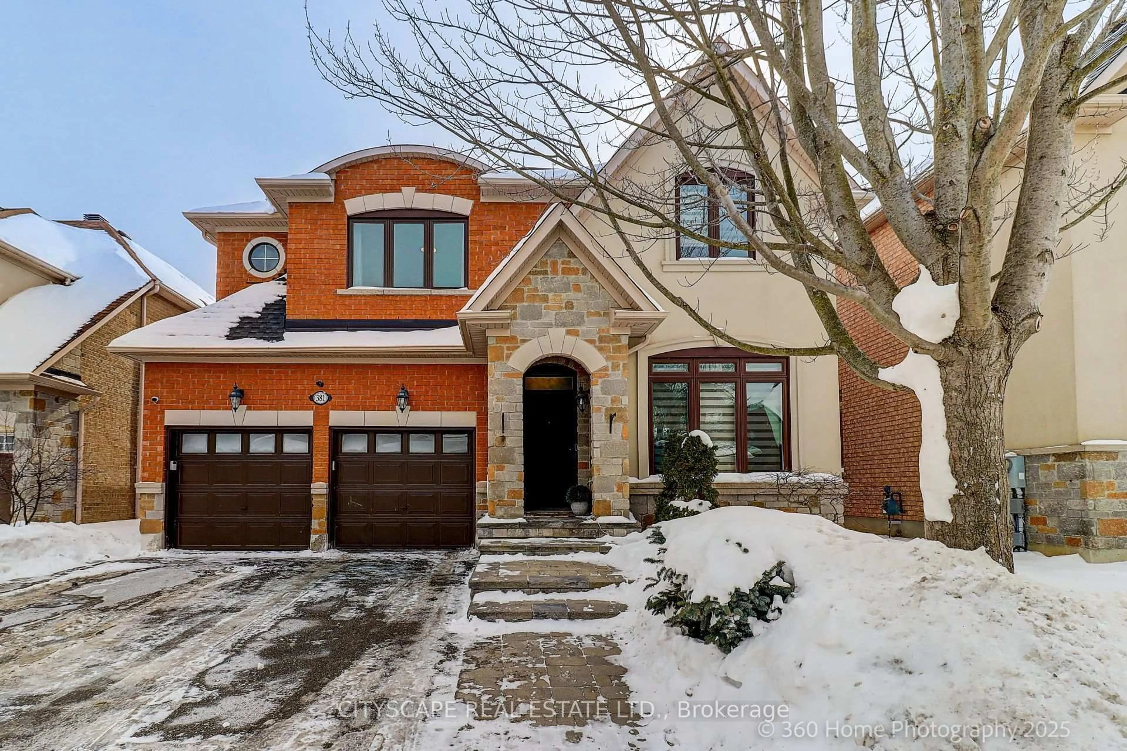 Home with brick exterior material, street for 381 Summeridge Dr, Vaughan Ontario L4J 8T7