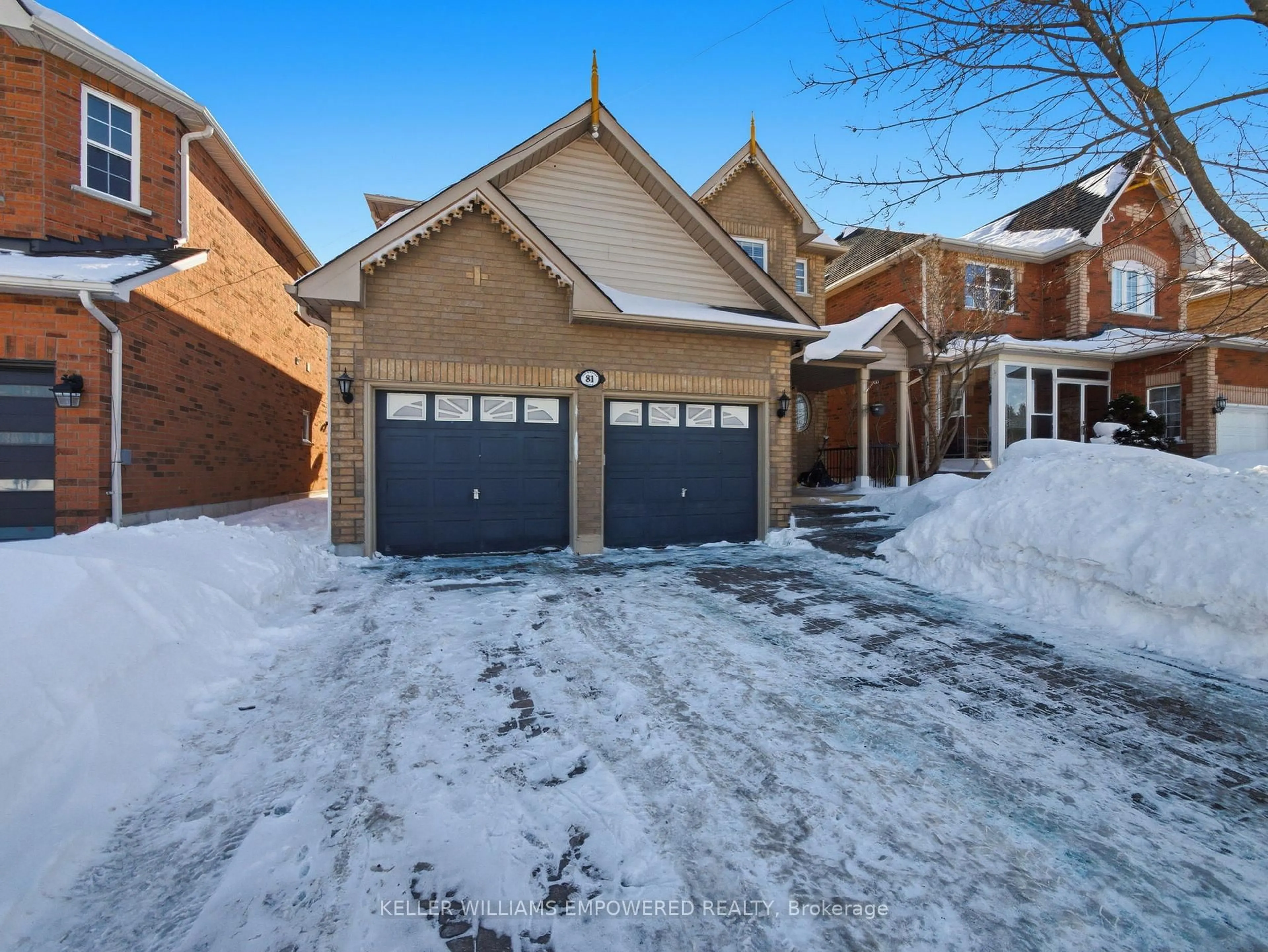 Home with brick exterior material, street for 81 Old Colony Rd, Richmond Hill Ontario L4E 3X2