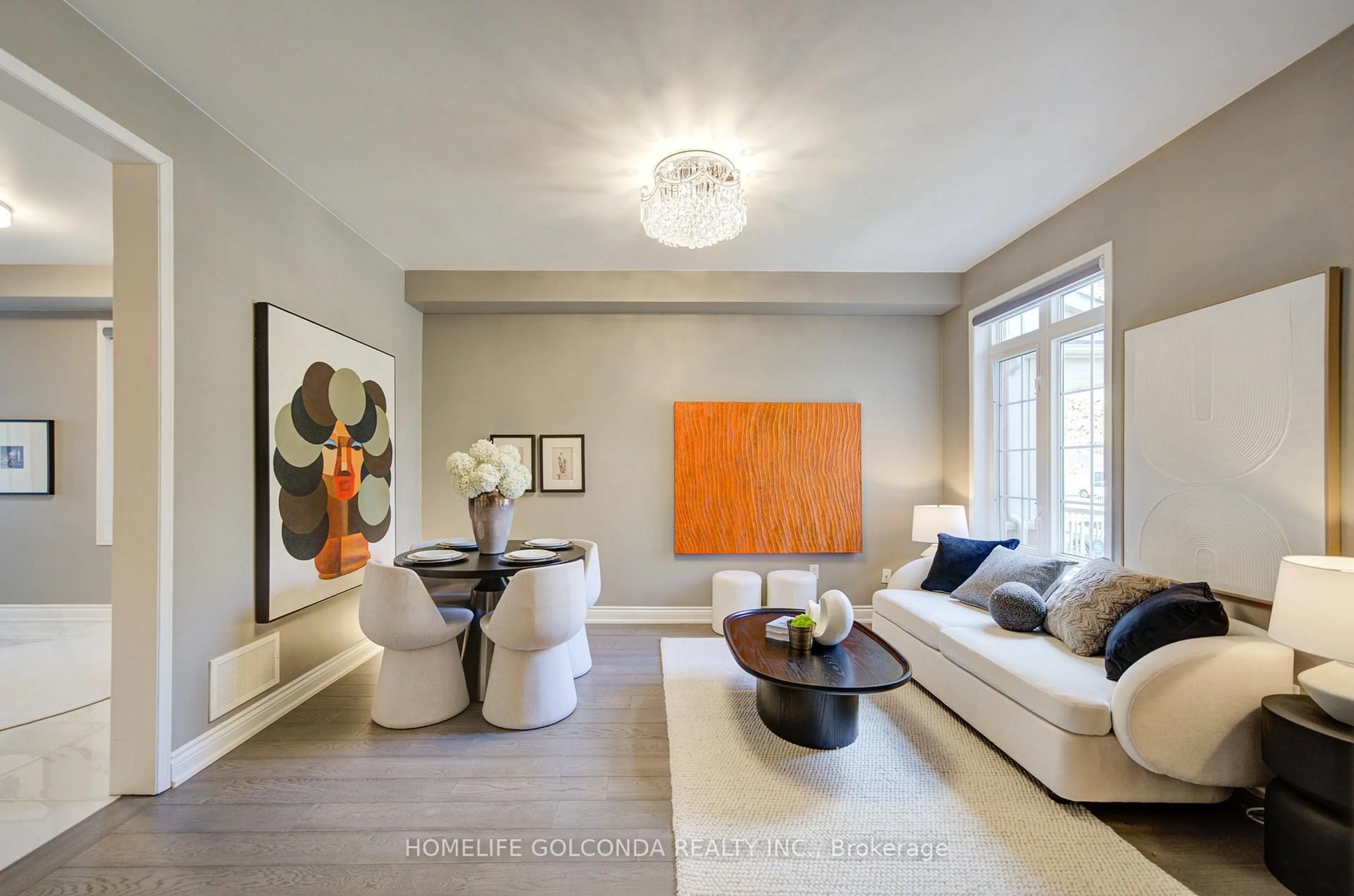 Living room with furniture, unknown for 27 Lindcrest Manr, Markham Ontario L6B 0A7