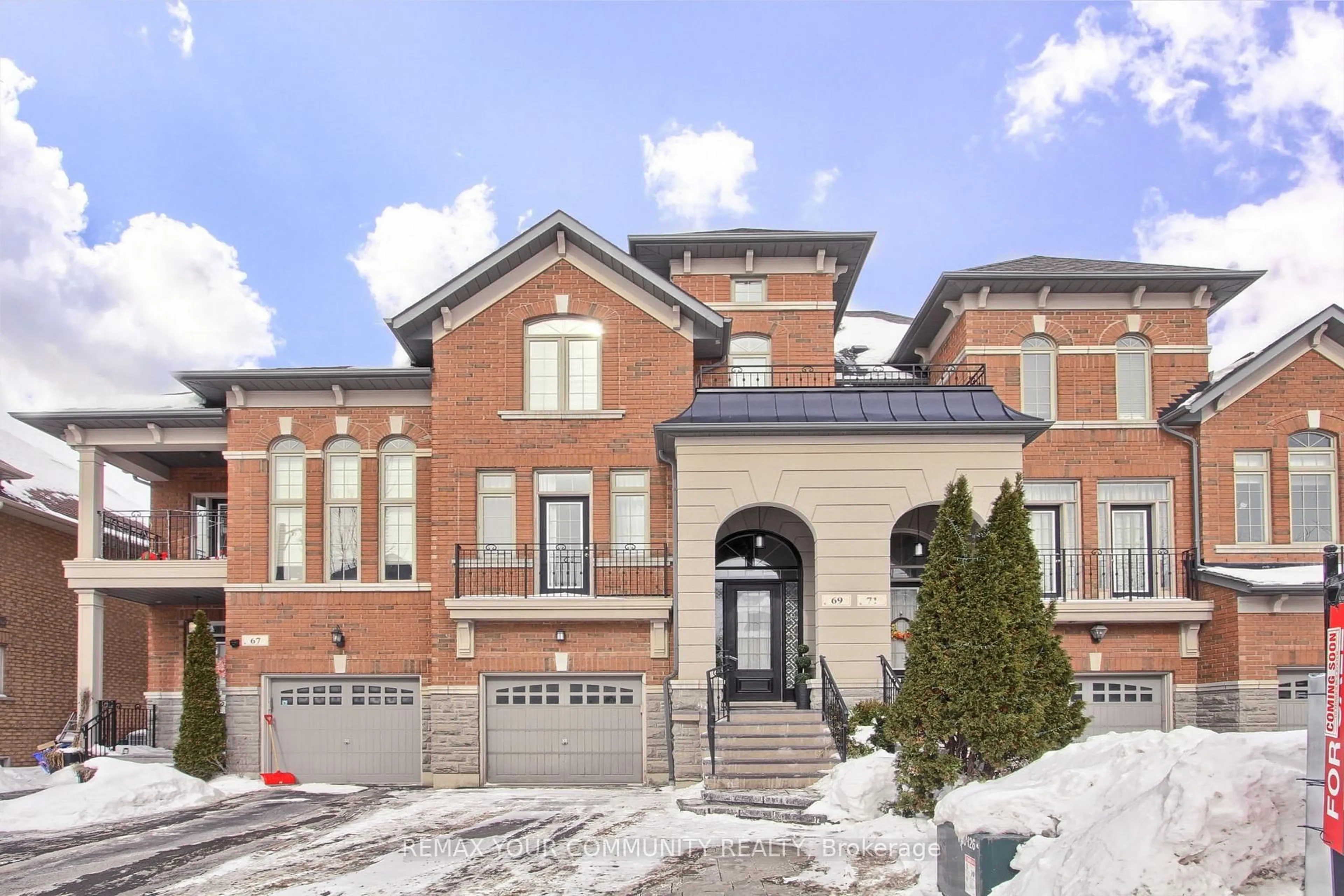 Home with brick exterior material, street for 69 Hansard Dr, Vaughan Ontario L4H 0V7