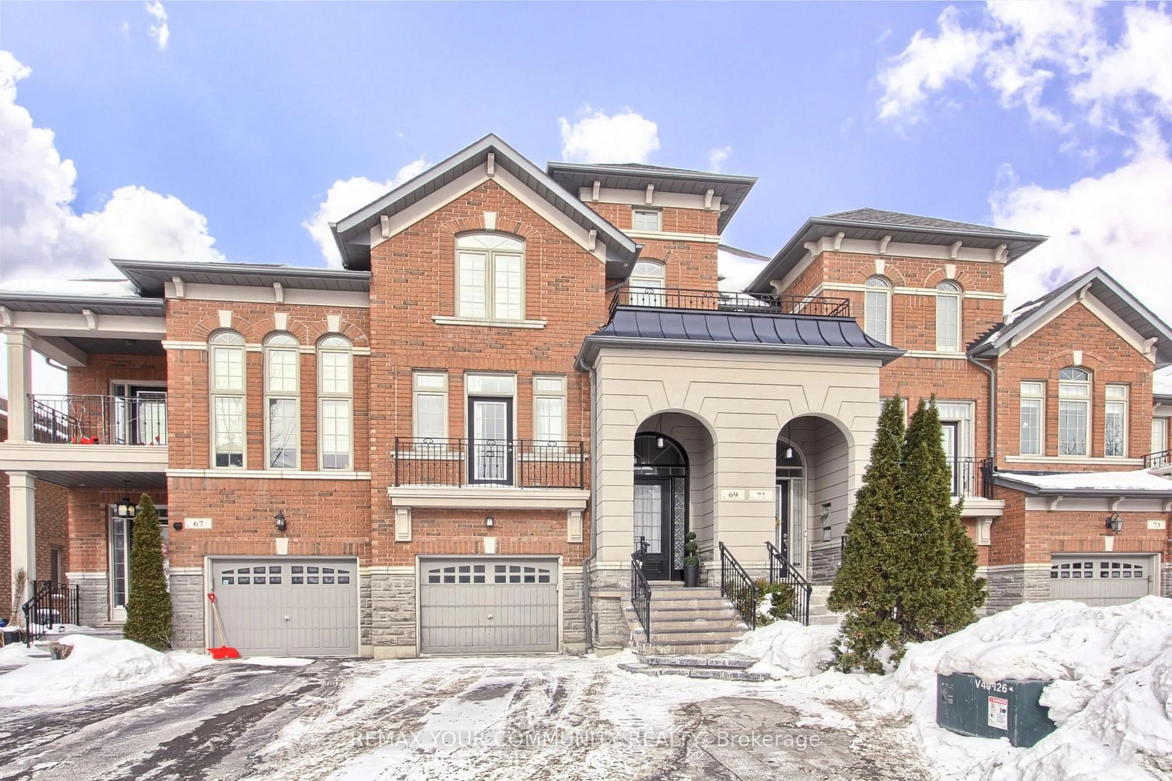 Home with brick exterior material, street for 69 Hansard Dr, Vaughan Ontario L4H 0V7