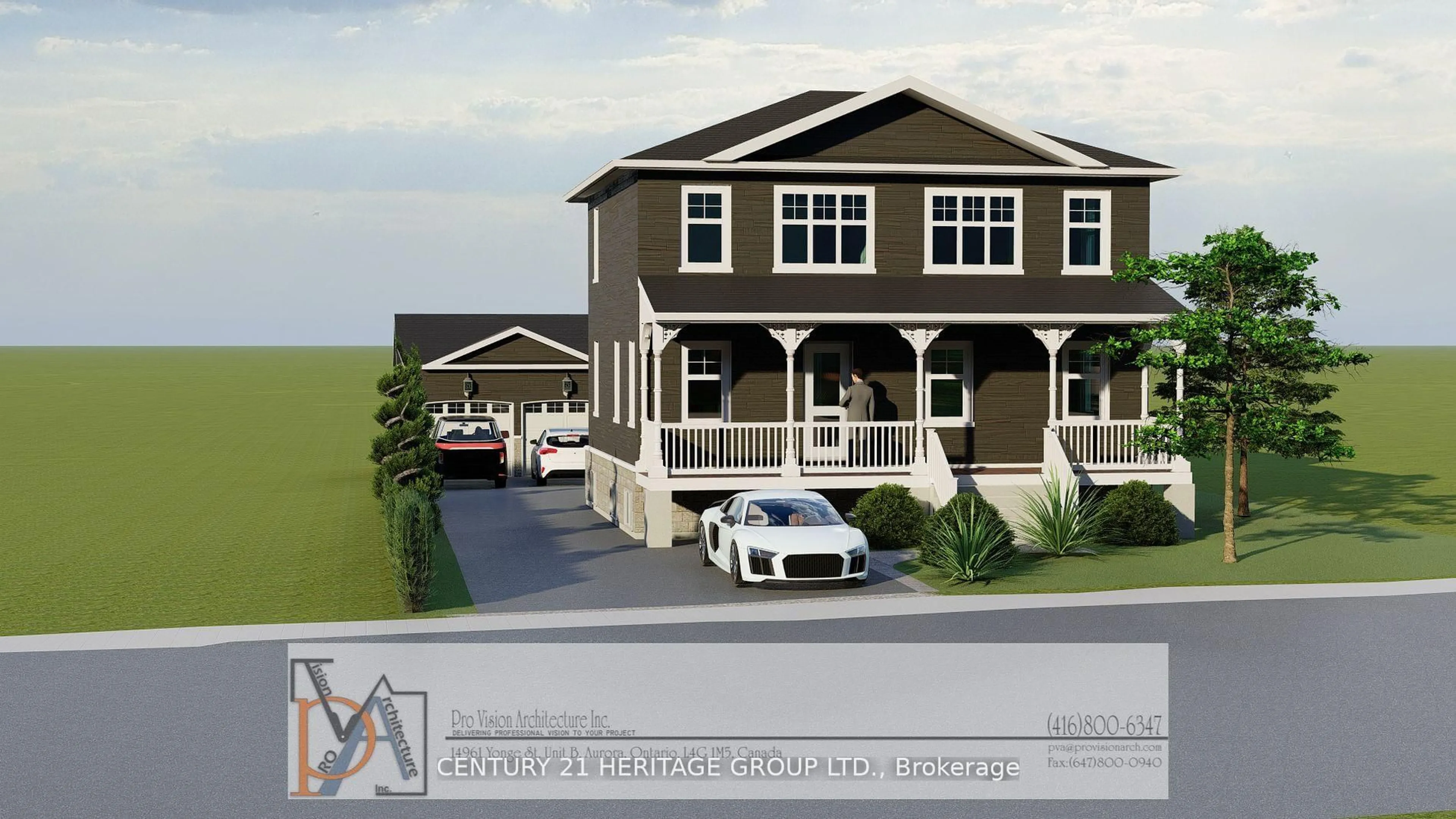 Home with vinyl exterior material, street for 74 Centre St, Aurora Ontario L4G 1J8