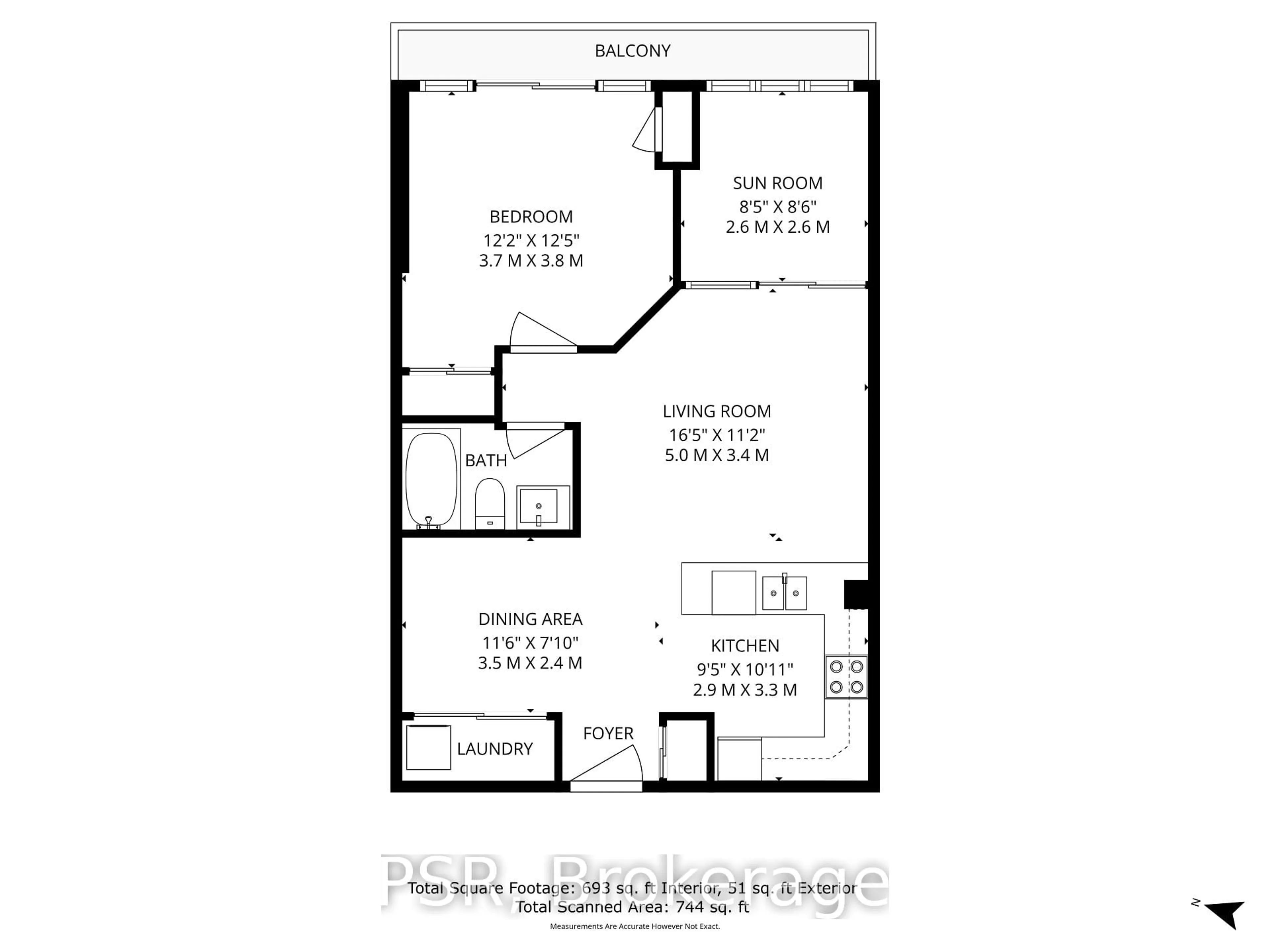 Floor plan for 7378 Yonge St #103, Vaughan Ontario L4J 8J1