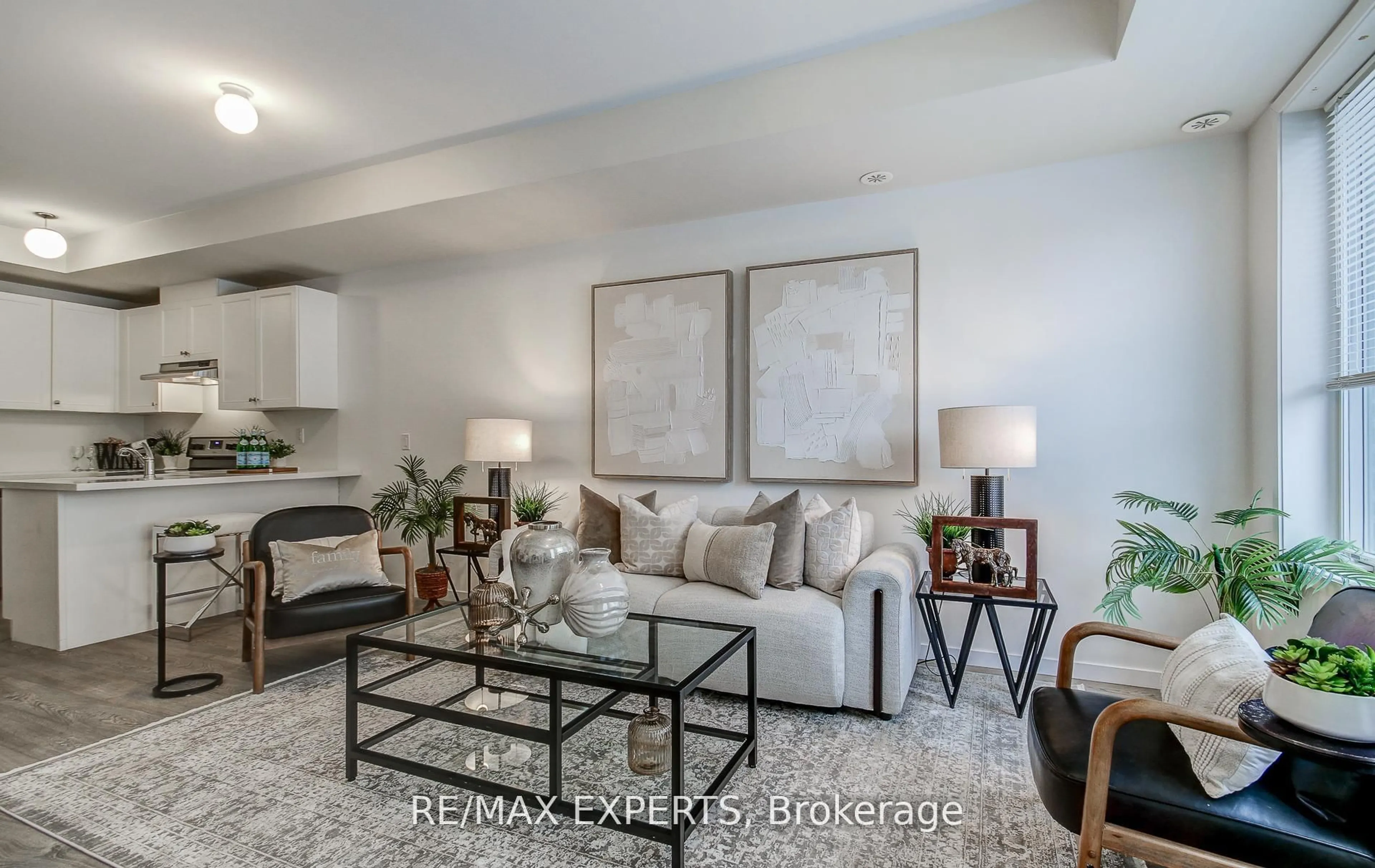 Living room with furniture, unknown for 300 Alex Gardner Circ #61, Aurora Ontario L4G 1N4