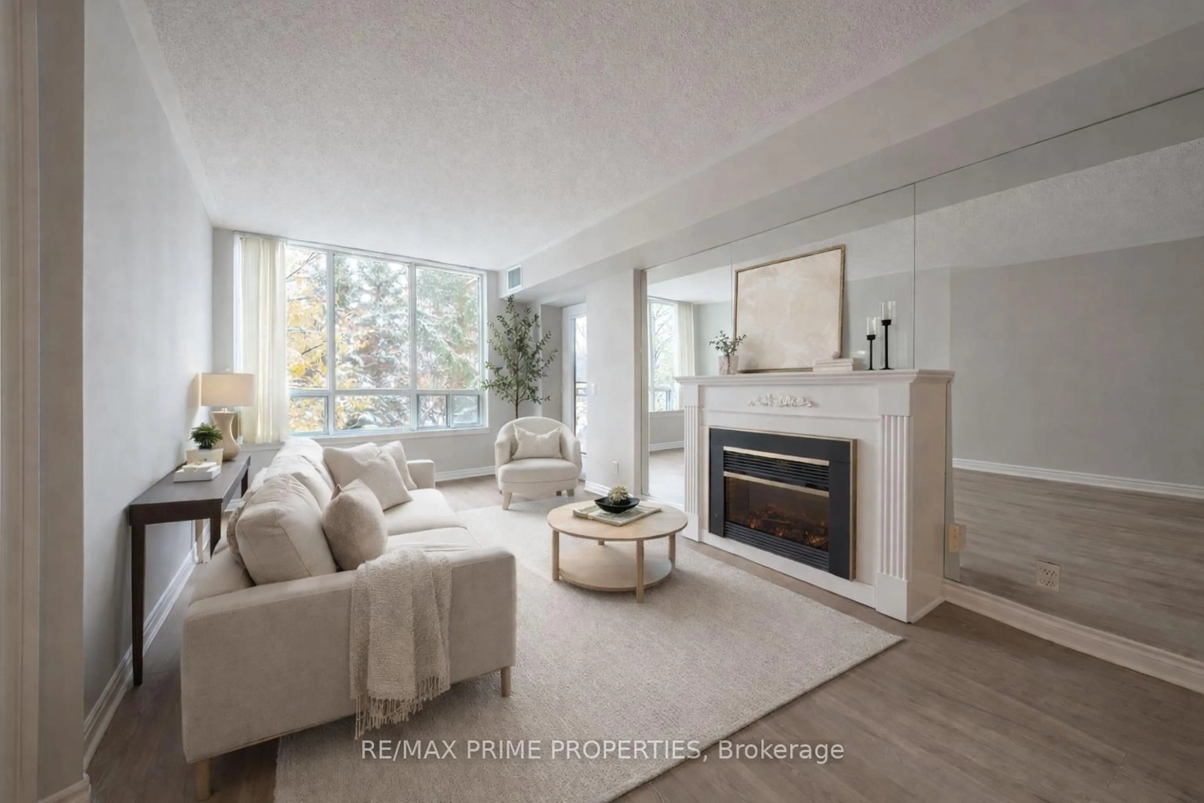 Living room with furniture, unknown for 85 The Boardwalk Way #320, Markham Ontario L6E 1B9