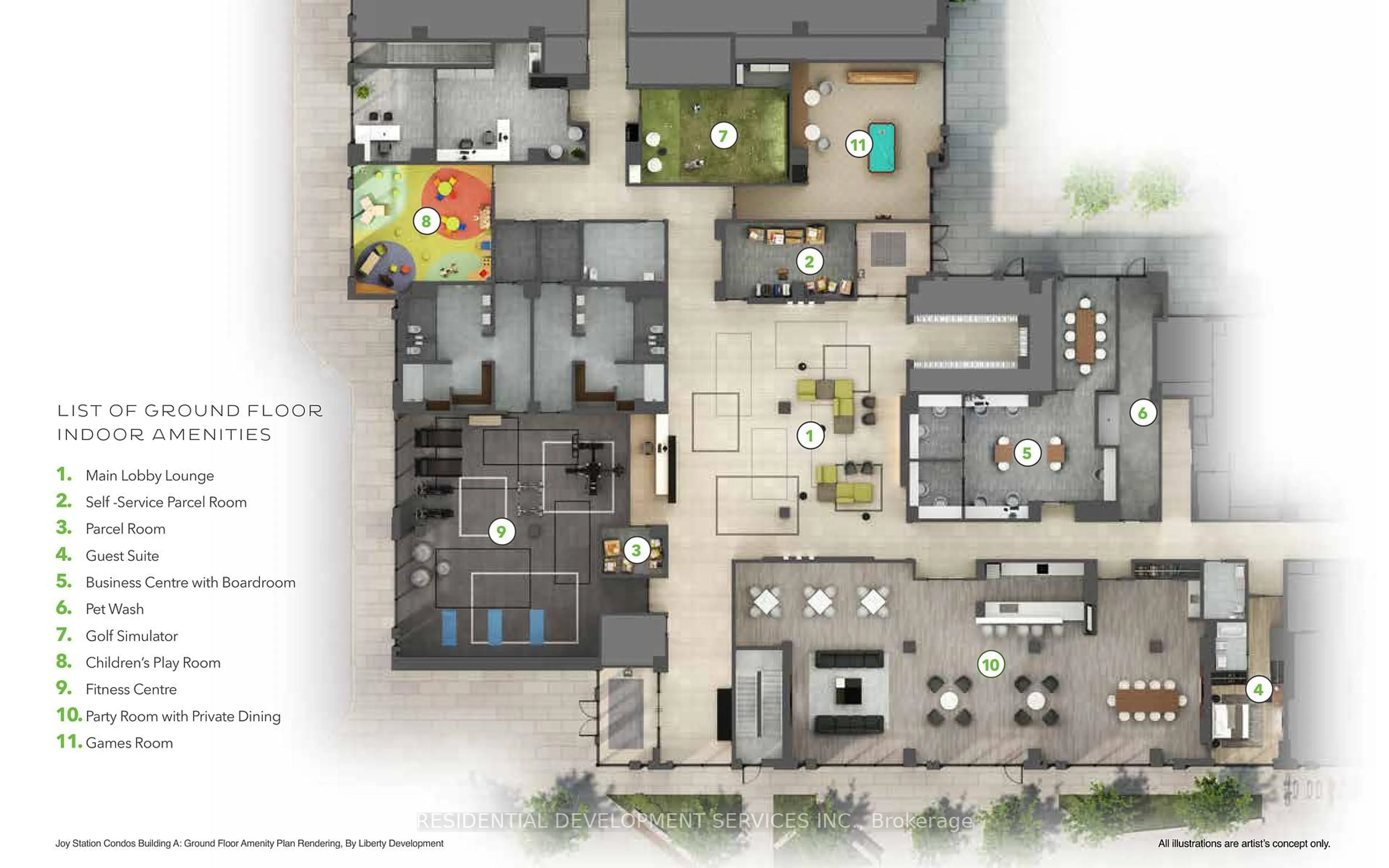 Floor plan for 9763 Markham Rd #A-1711, Markham Ontario L6E 0W3