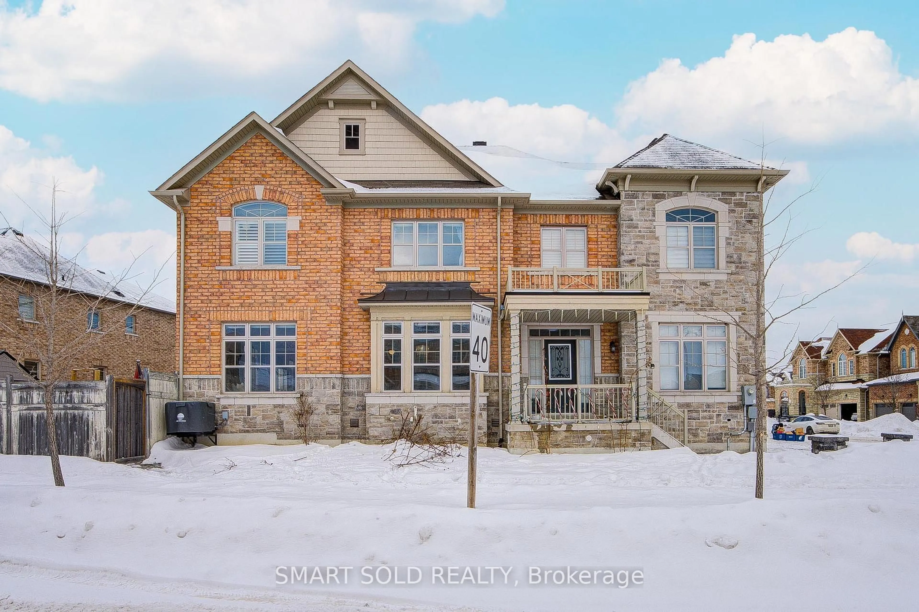 Home with brick exterior material, street for 102 William Bartlett Dr, Markham Ontario L6C 0P9