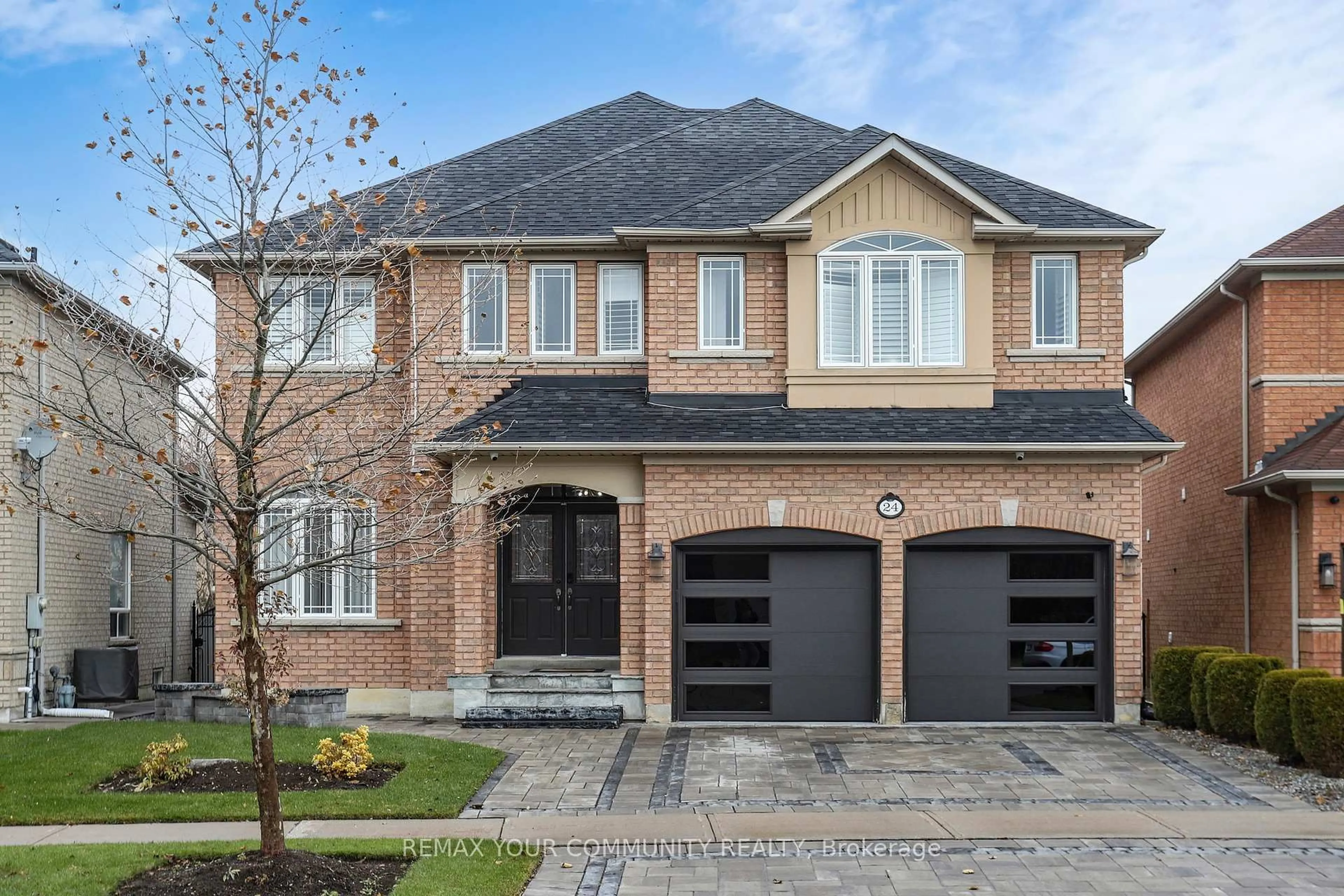 Home with brick exterior material, street for 24 Pegasus Dr, Richmond Hill Ontario L4E 4R3