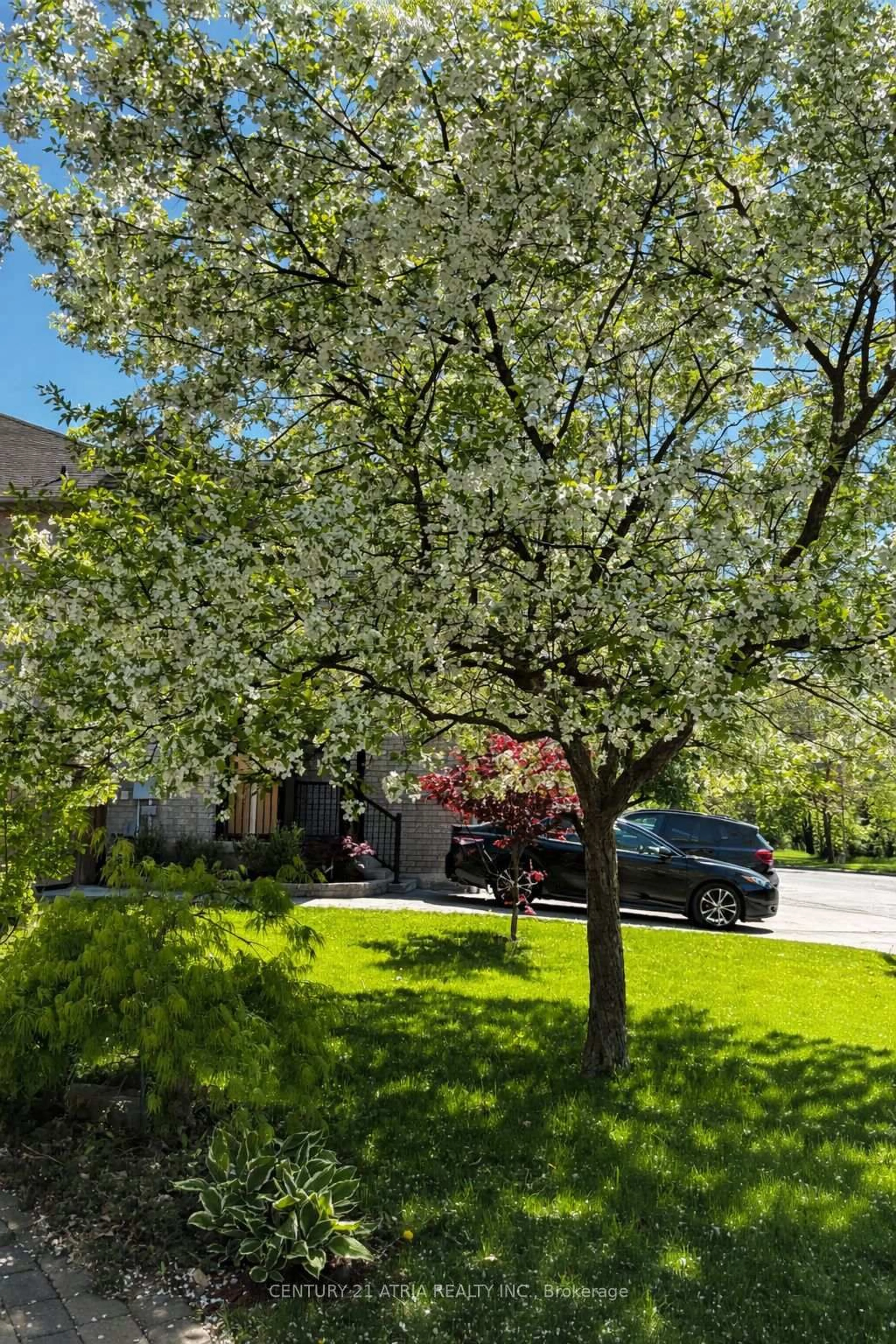 A pic from outside/outdoor area/front of a property/back of a property/a pic from drone, street for 102 Woodroof Cres, Aurora Ontario L4G 7H3