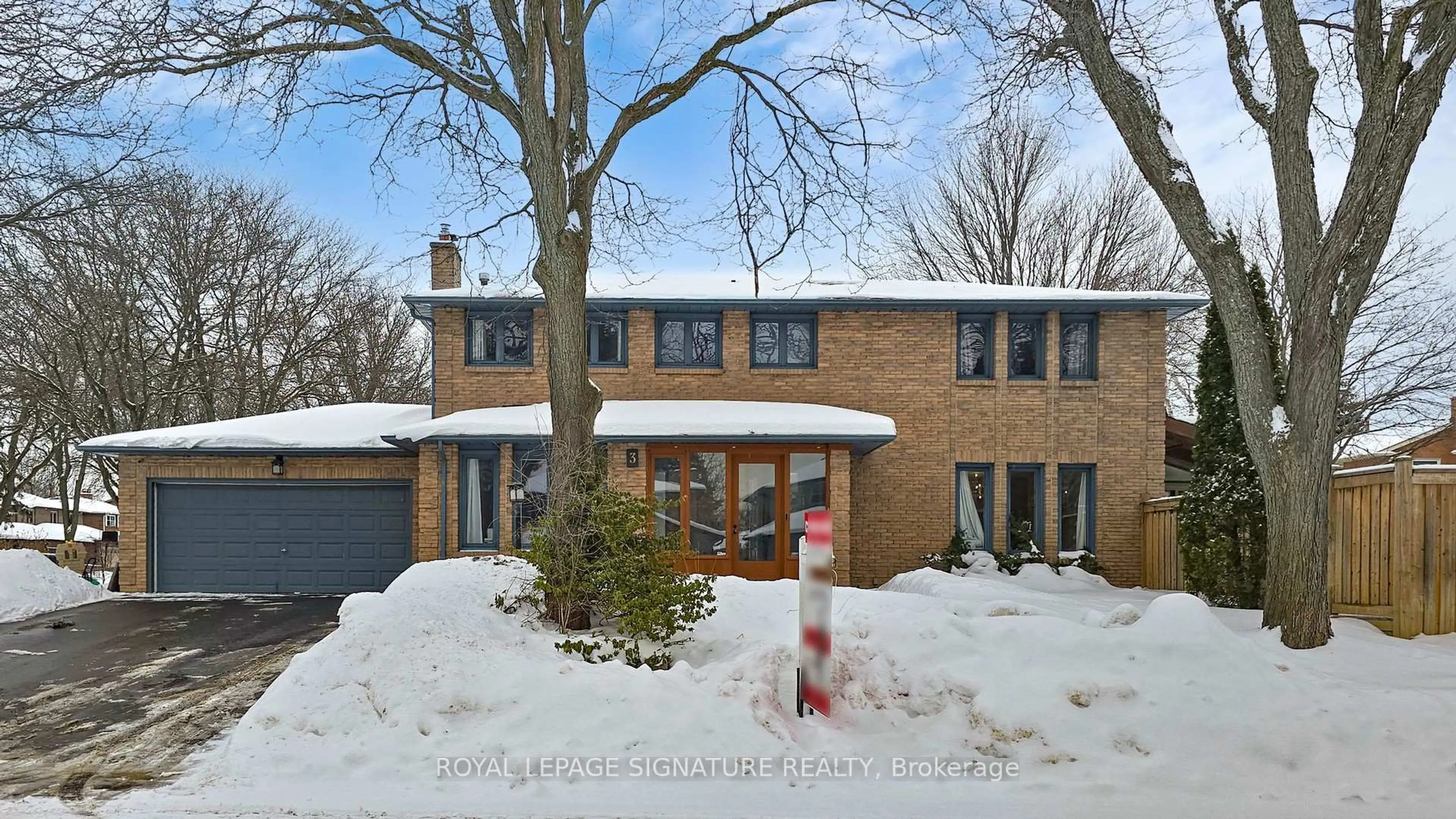 Home with brick exterior material, street for 3 Freeman Rd, Markham Ontario L3P 4E9