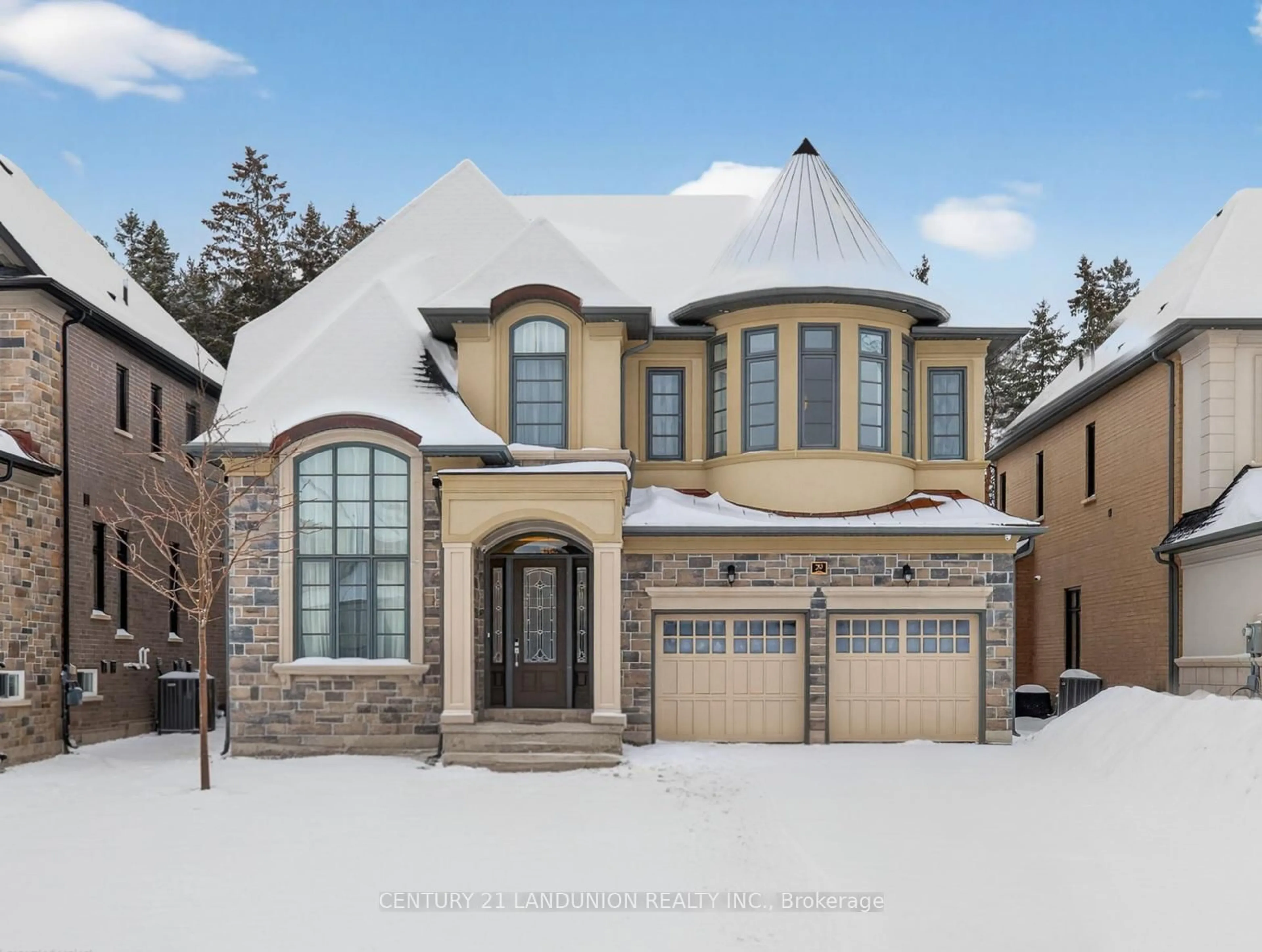 Home with brick exterior material, street for 29 Calla Tr, Aurora Ontario L4G 3Z5