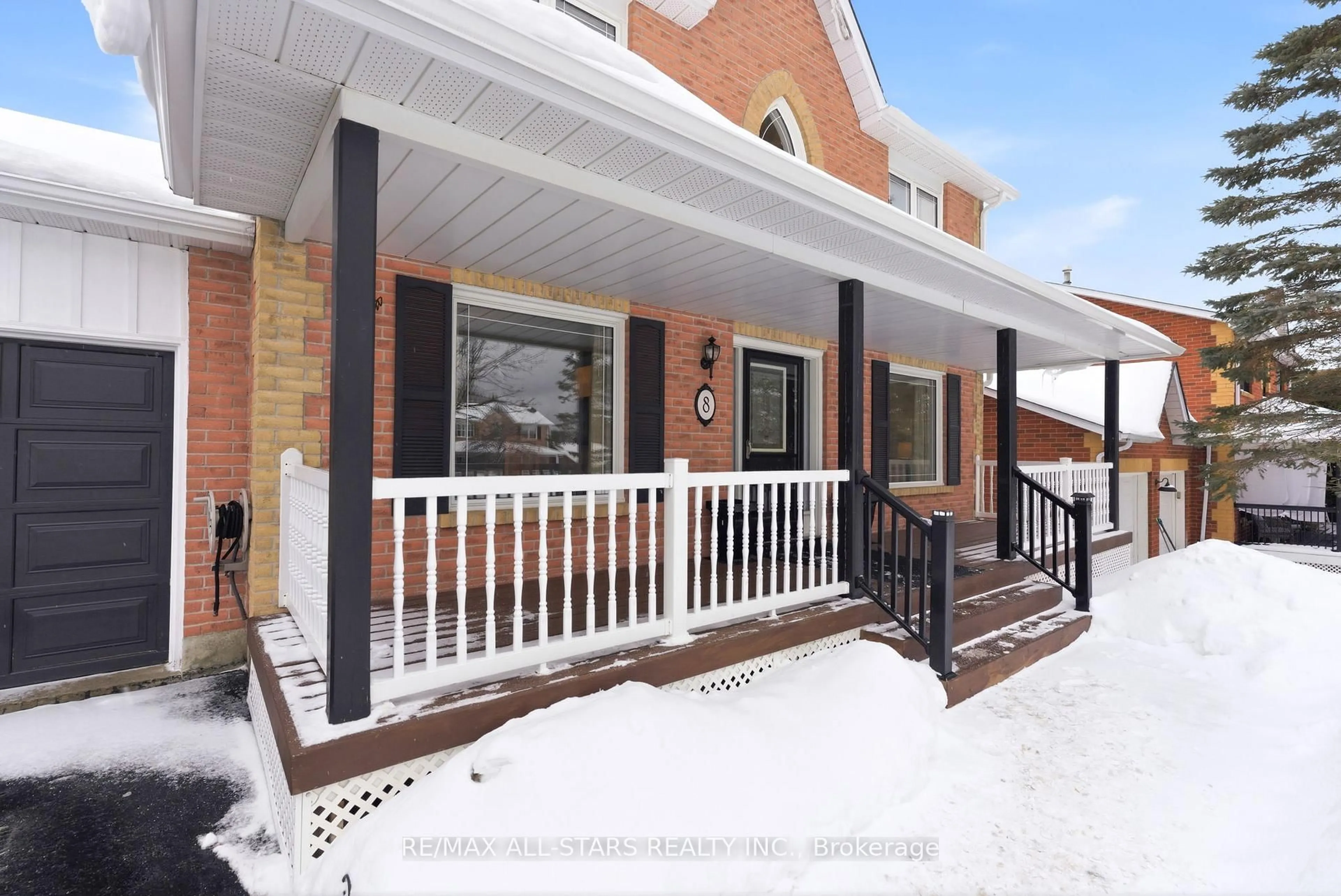 Home with brick exterior material, street for 8 Colonel Sharpe Cres, Uxbridge Ontario L9P 1T6