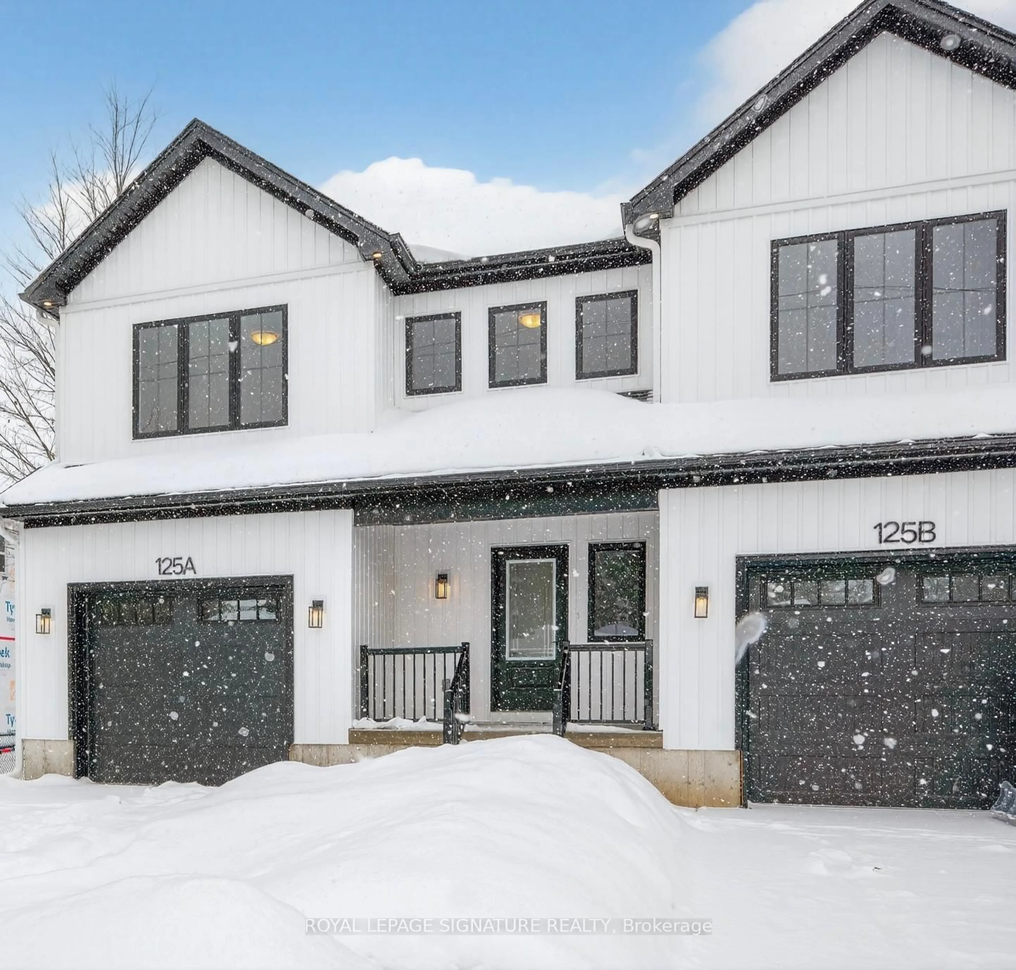 Home with brick exterior material, street for 125A Sydenham St, Essa Ontario L0M 1B0