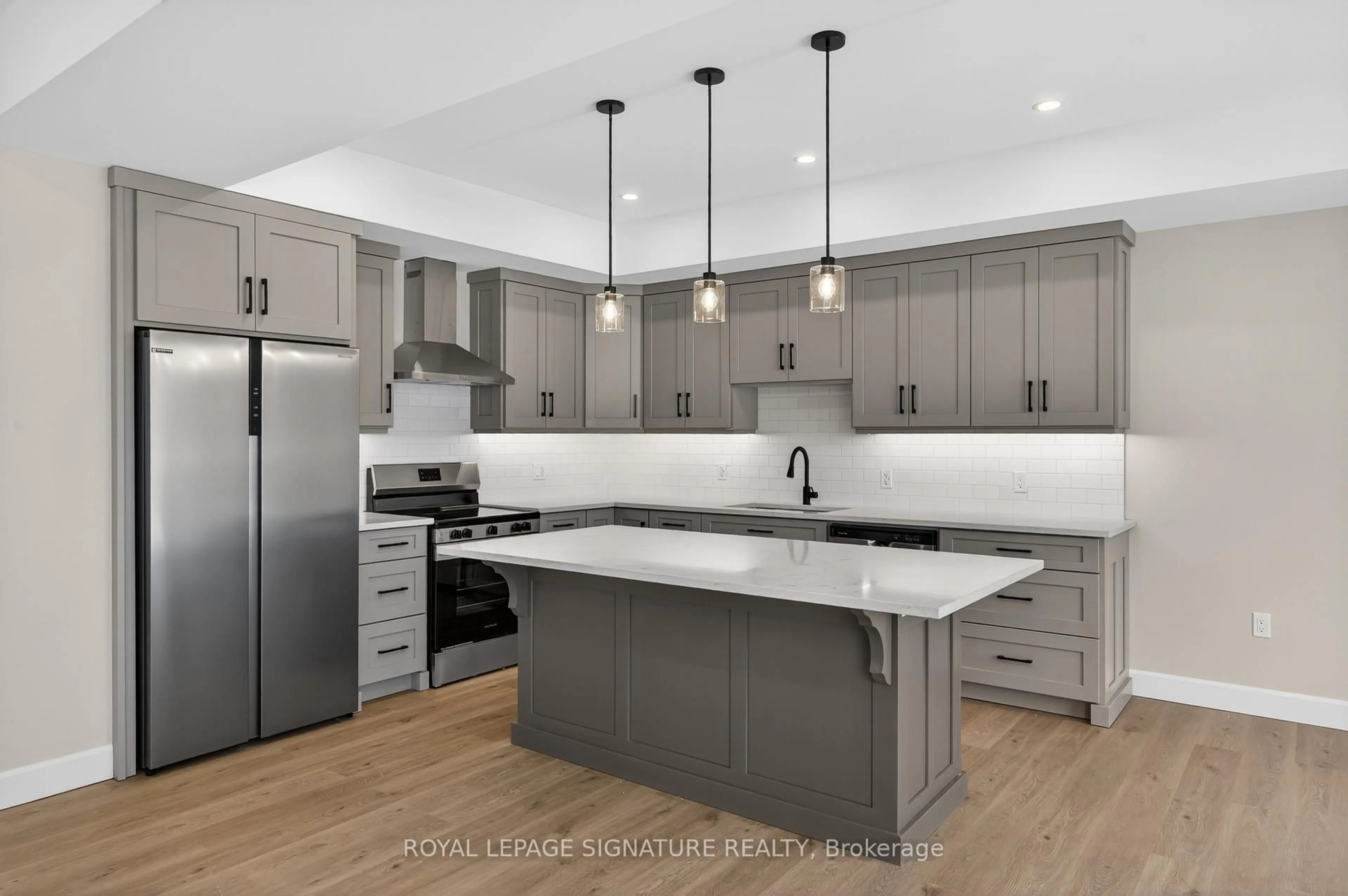 Open concept kitchen, unknown for 125A Sydenham St, Essa Ontario L0M 1B0