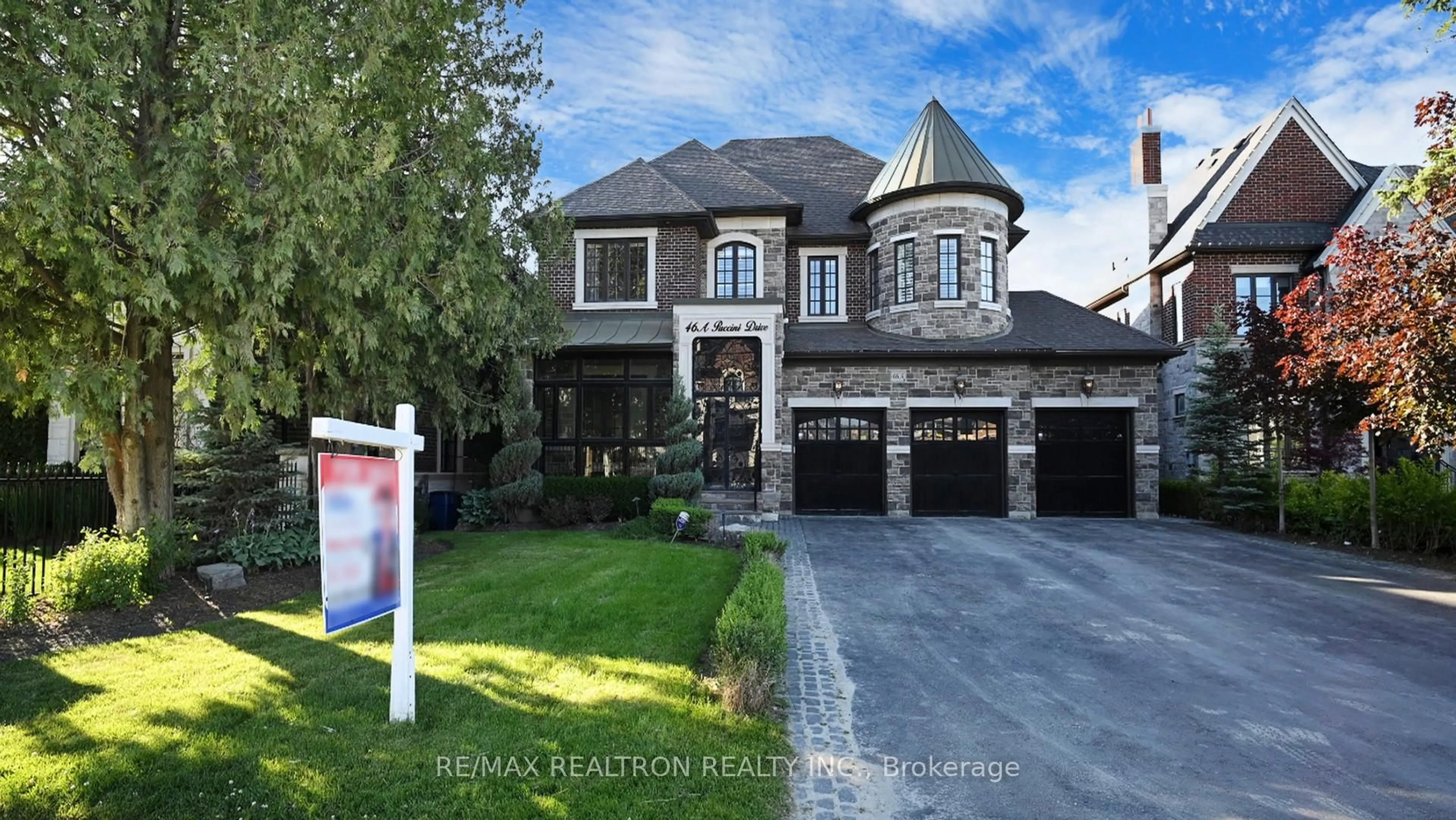 Home with brick exterior material, street for 46A Puccini Dr, Richmond Hill Ontario L4E 2Y6