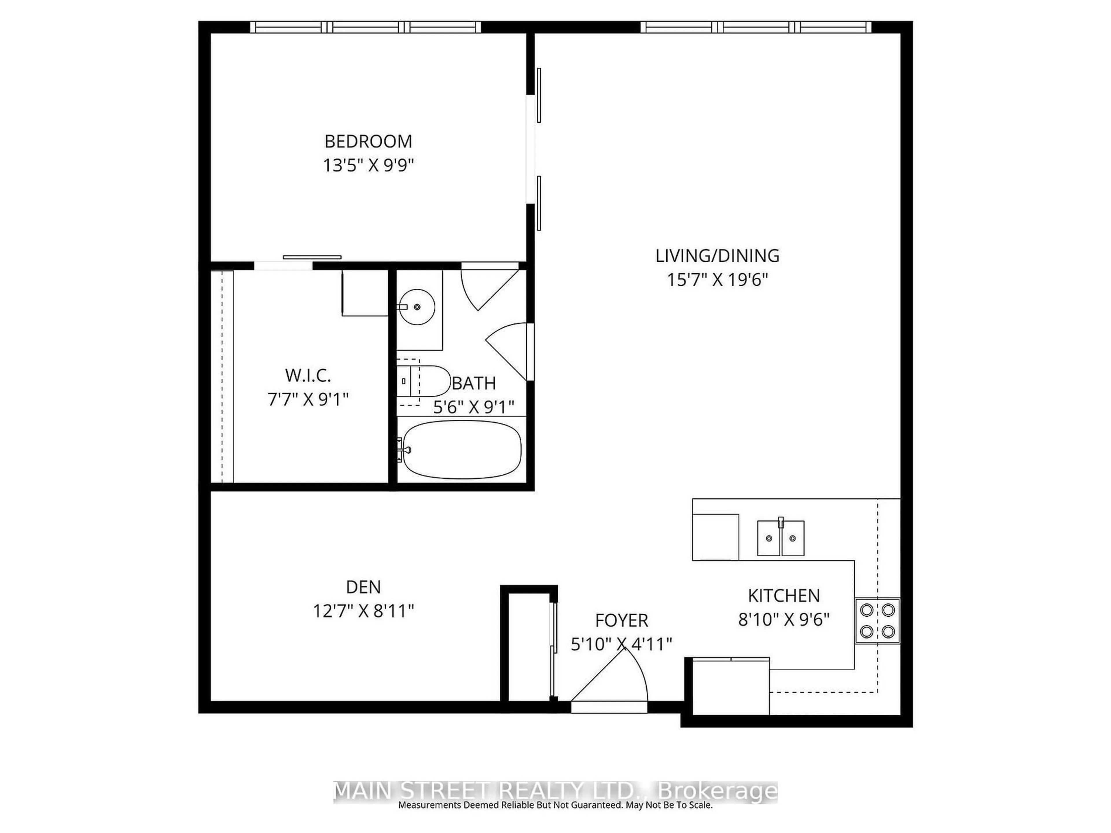 Floor plan for 543 Timothy St #318, Newmarket Ontario L3Y 1R1