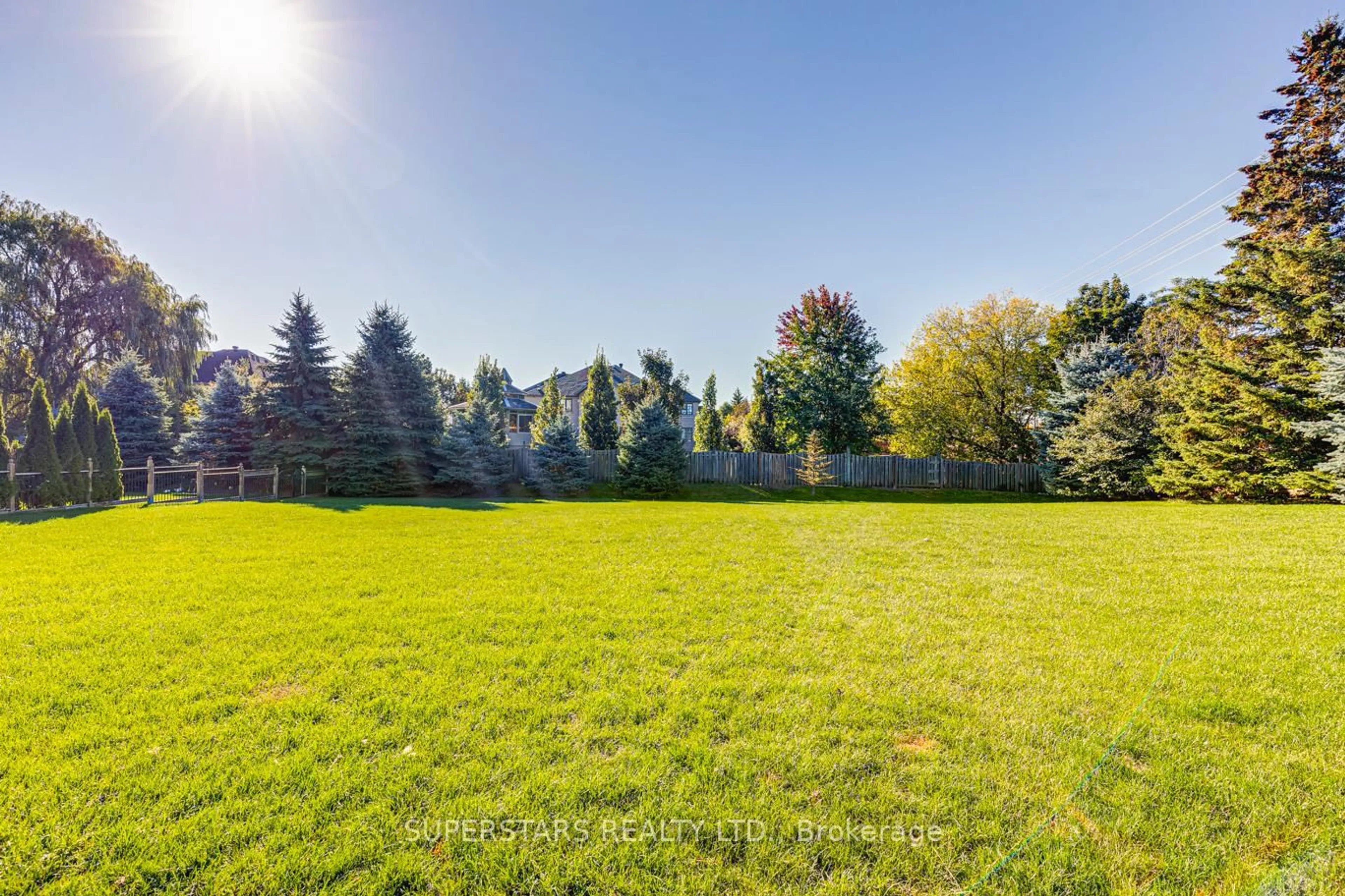A pic from outside/outdoor area/front of a property/back of a property/a pic from drone, forest/trees view for 1 Personna Blvd, Markham Ontario L6C 1G1