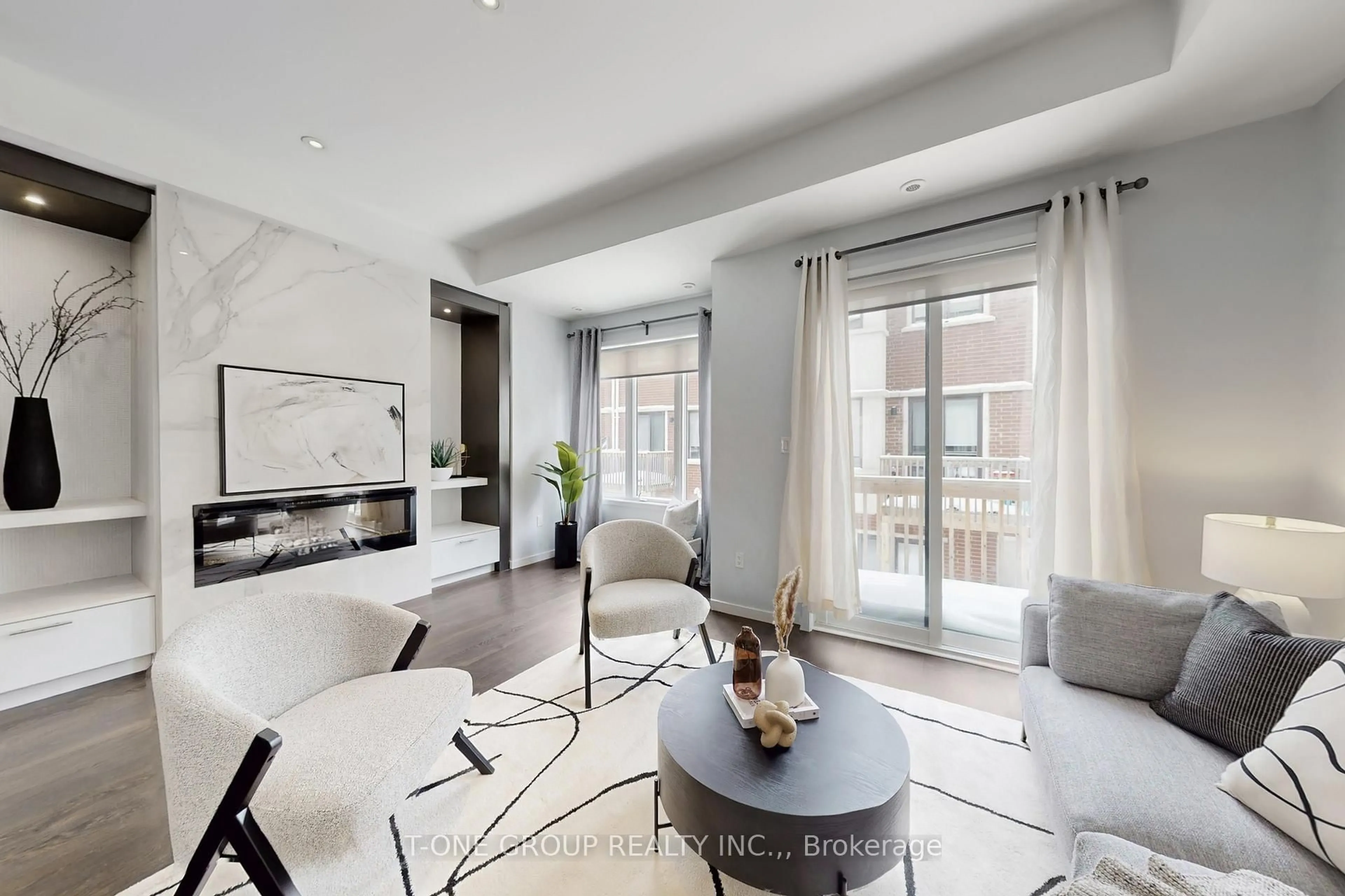 Living room with furniture, unknown for 27 Genuine Lane, Richmond Hill Ontario L4B 0E5