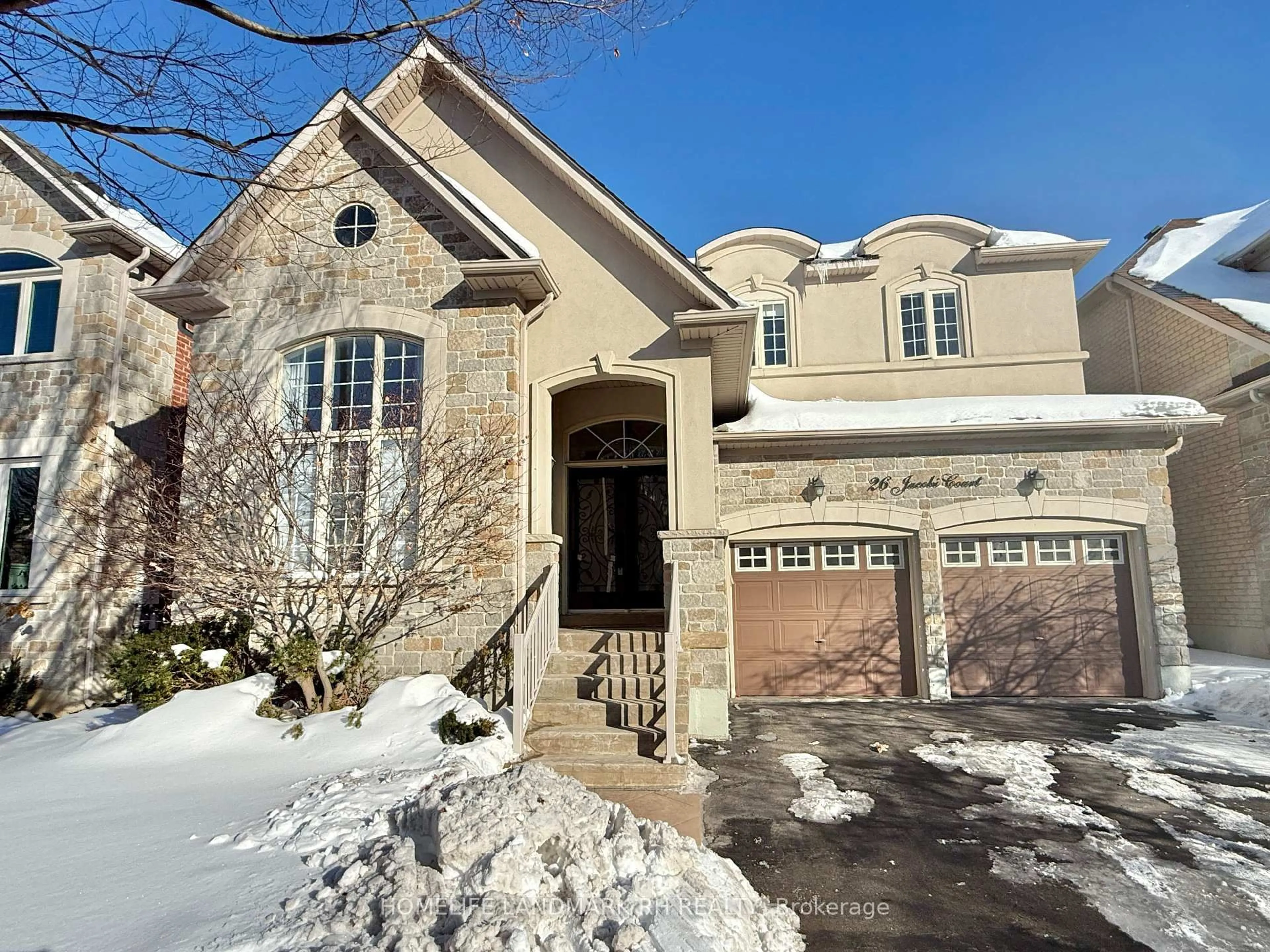 Home with brick exterior material, street for 26 Jacobi Crt, Vaughan Ontario L4J 9H8
