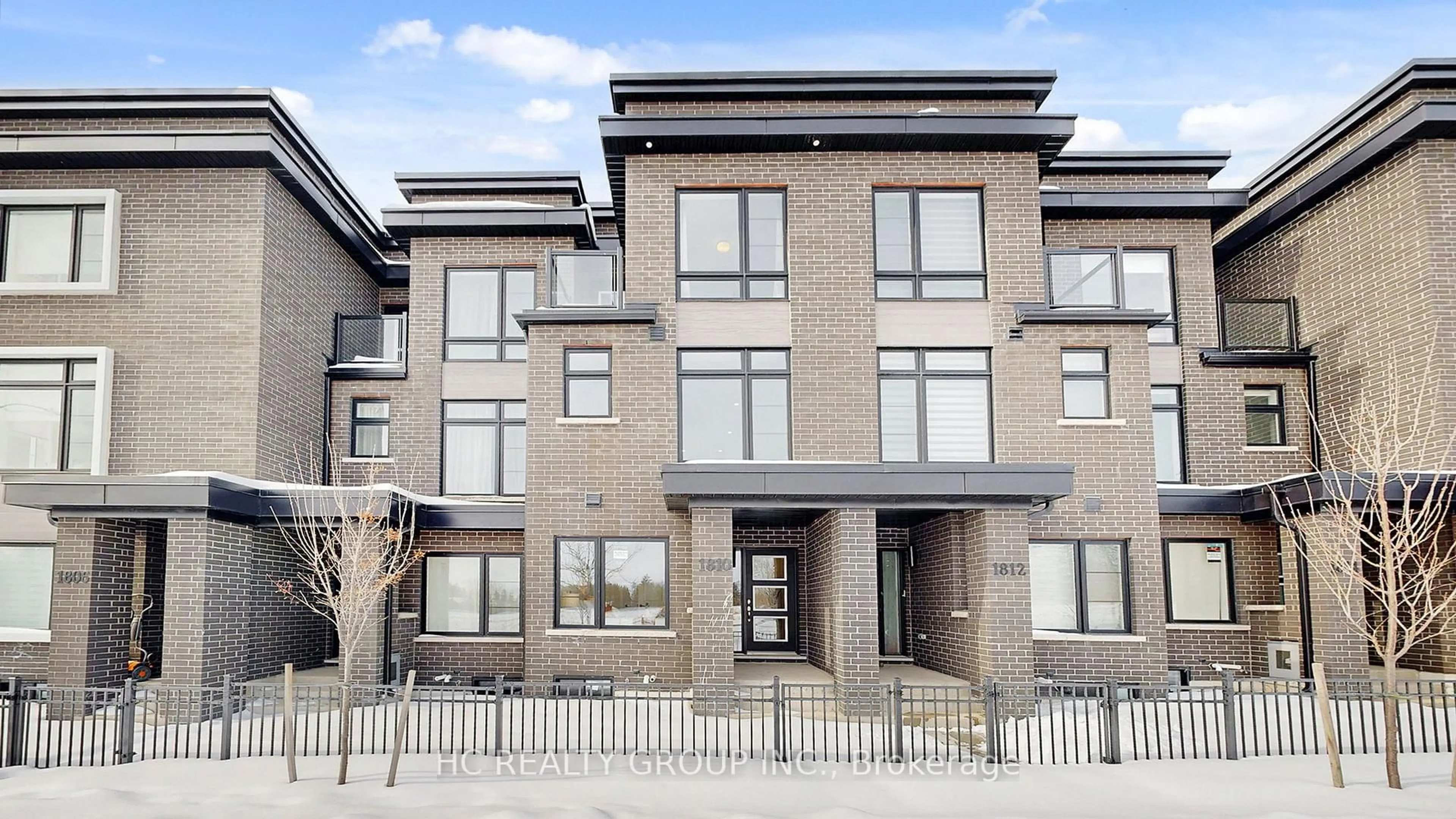 Home with brick exterior material, street for 1810 Donald Cousens Pkwy, Markham Ontario L6B 0V5