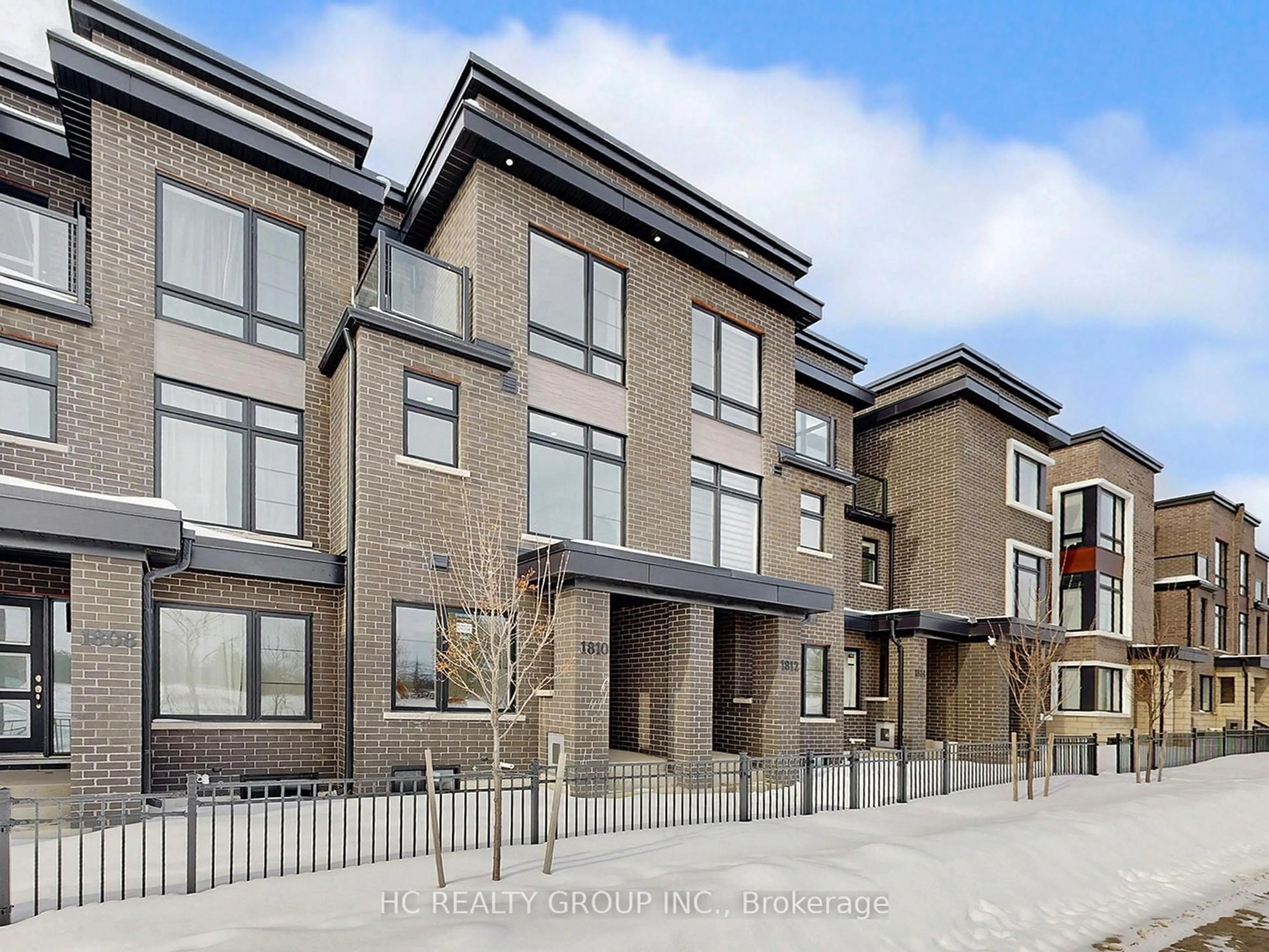 Home with brick exterior material, street for 1810 Donald Cousens Pkwy, Markham Ontario L6B 0V5
