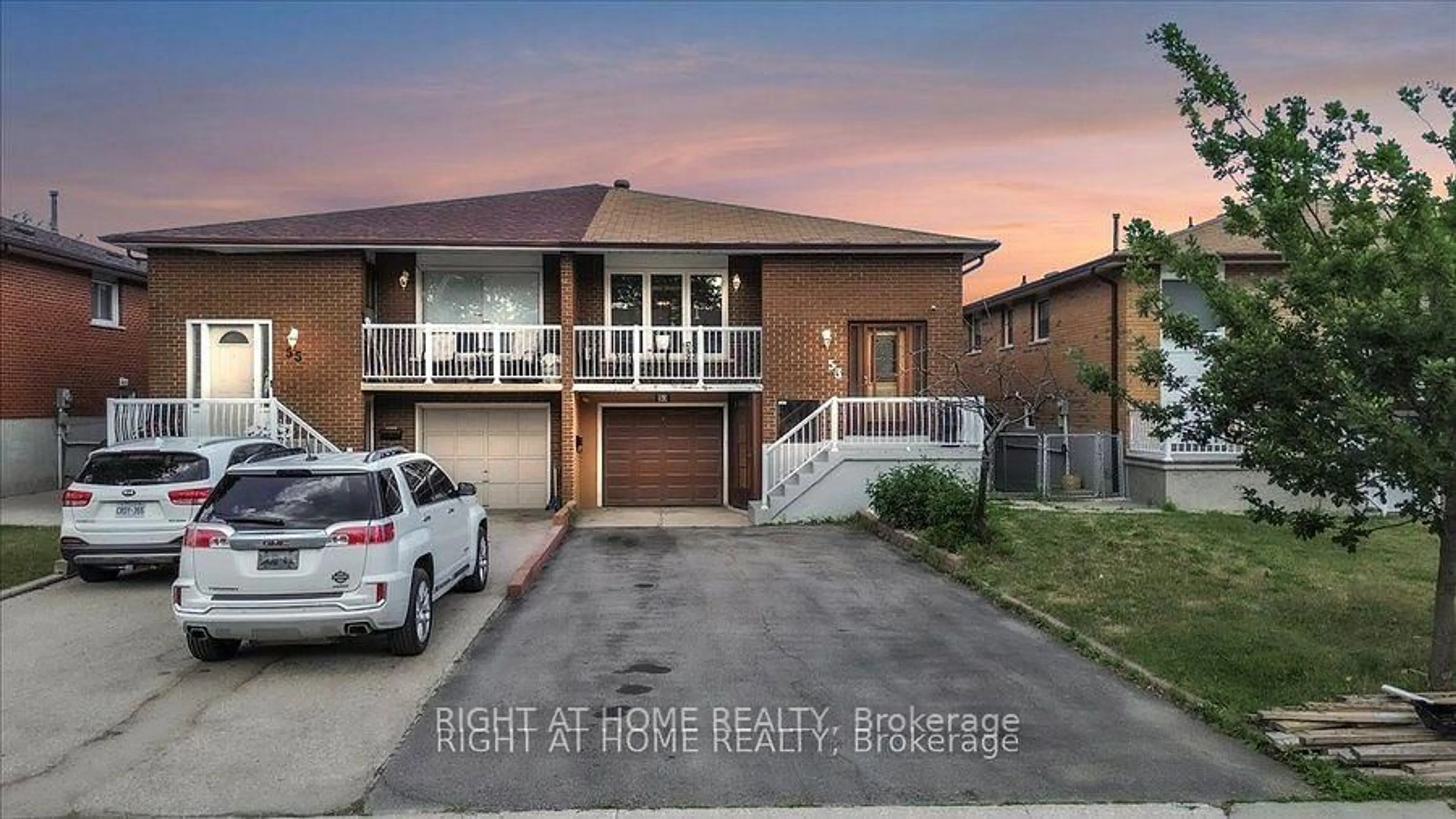 Home with brick exterior material, street for 53 Agincourt Rd, Vaughan Ontario L4L 2Z8