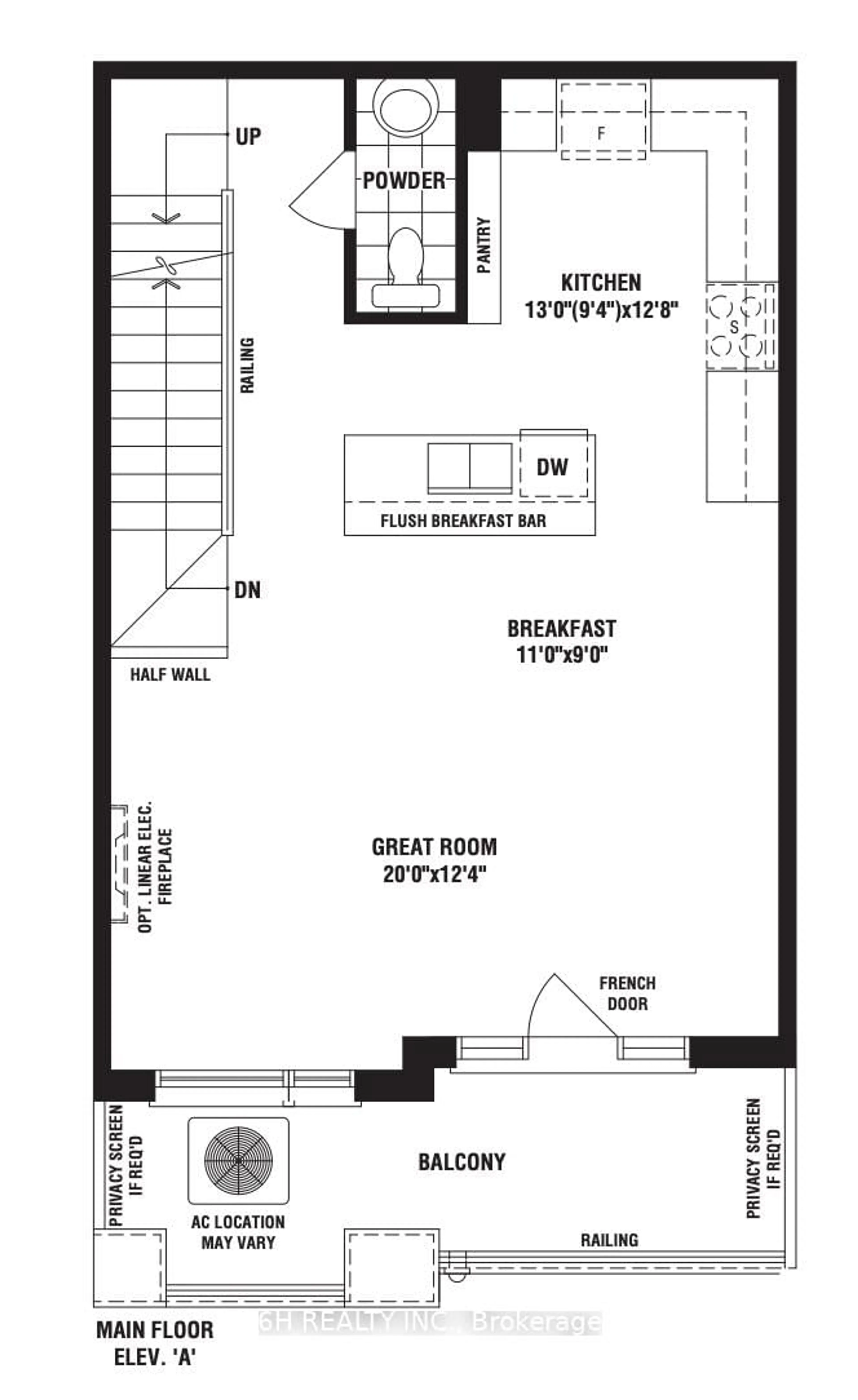 Floor plan for 38 Harold Wilson Lane #Lot 33, Richmond Hill Ontario L4S 1N5